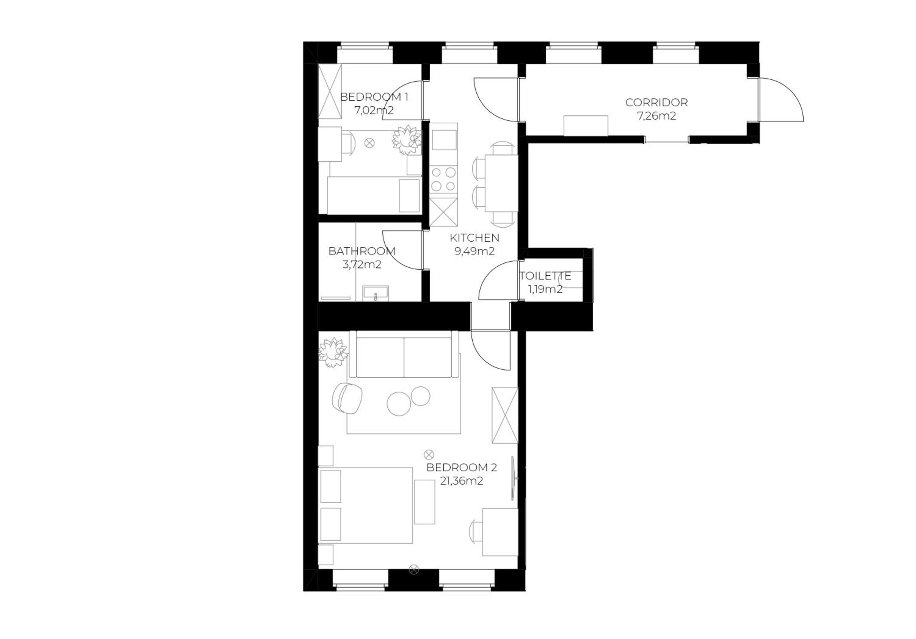 Balkon I Close to S-Bahn I 5 Minutes to Mall