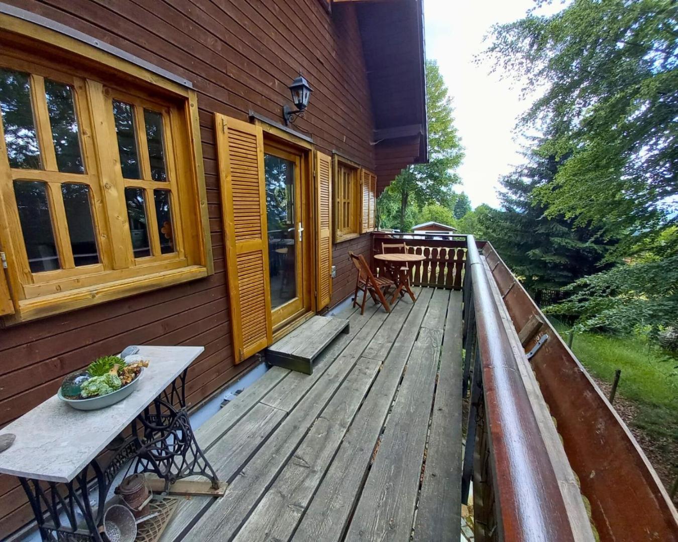 Ferienhaus Sonnenblick Entspannung mit Sauna Kamin und Balkon