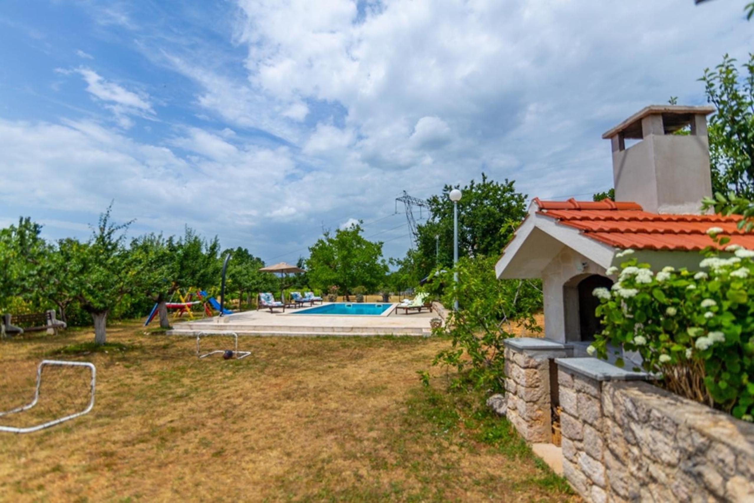 Holiday house Mia with pool view 2