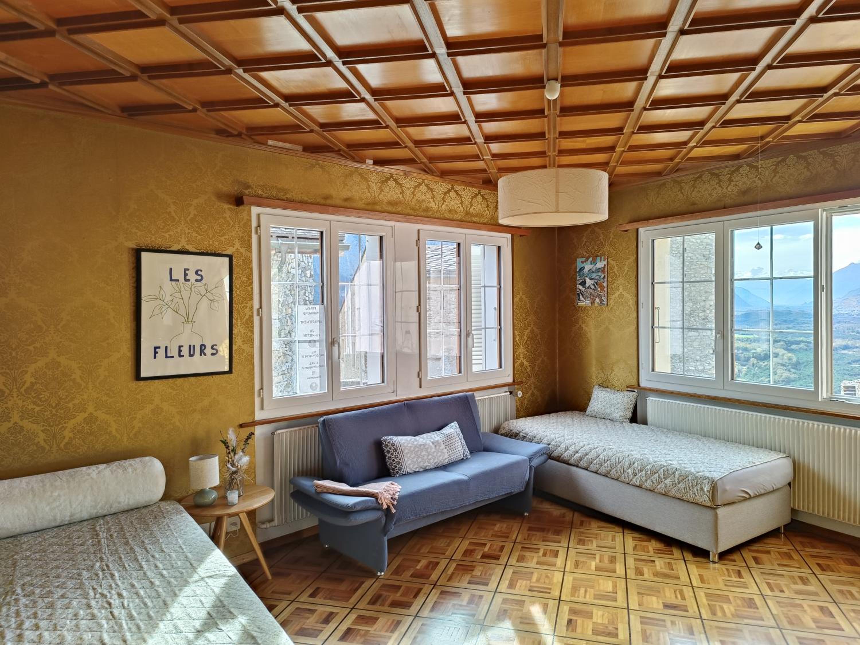 Casa Jenini - Wohnung im Patrizierhaus neben Schloss Leuk