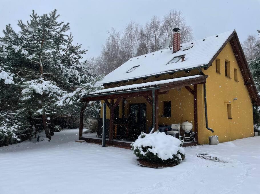 Příjemná vila u lesa s velkou zahradou