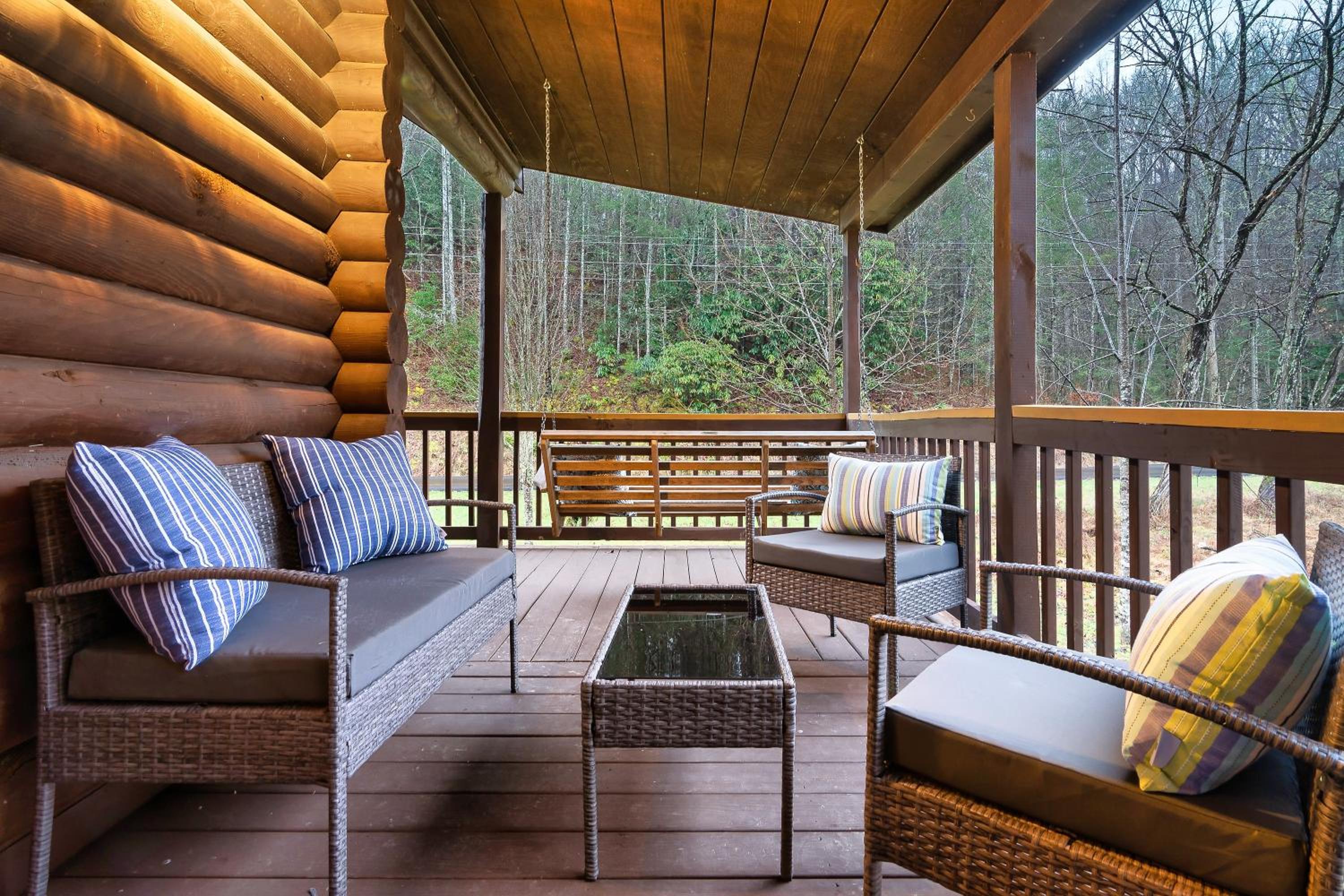 Peaceful Cabin - Hot Tub, Fire Pit & Fireplace view 5