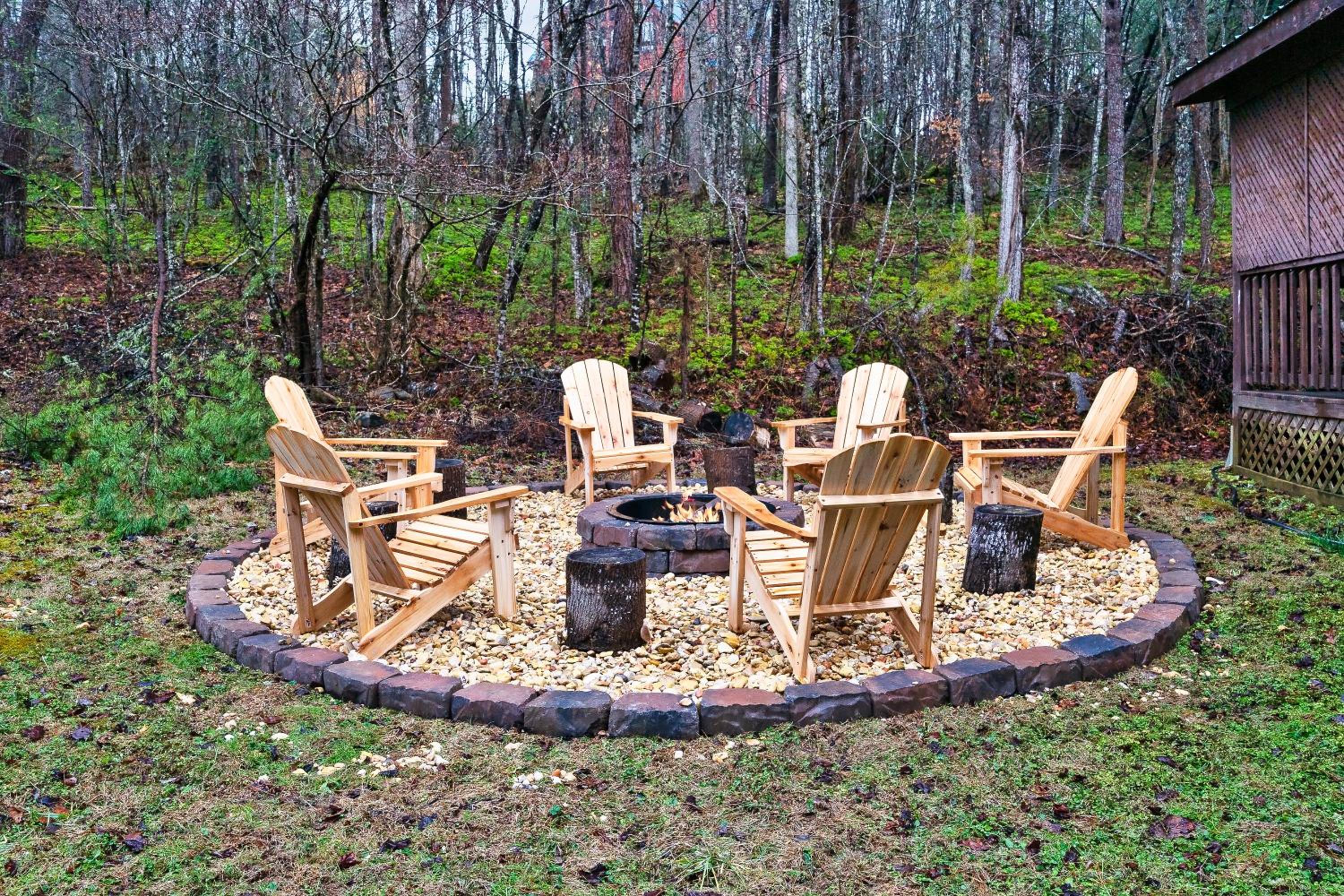 Peaceful Cabin - Hot Tub, Fire Pit & Fireplace view 3