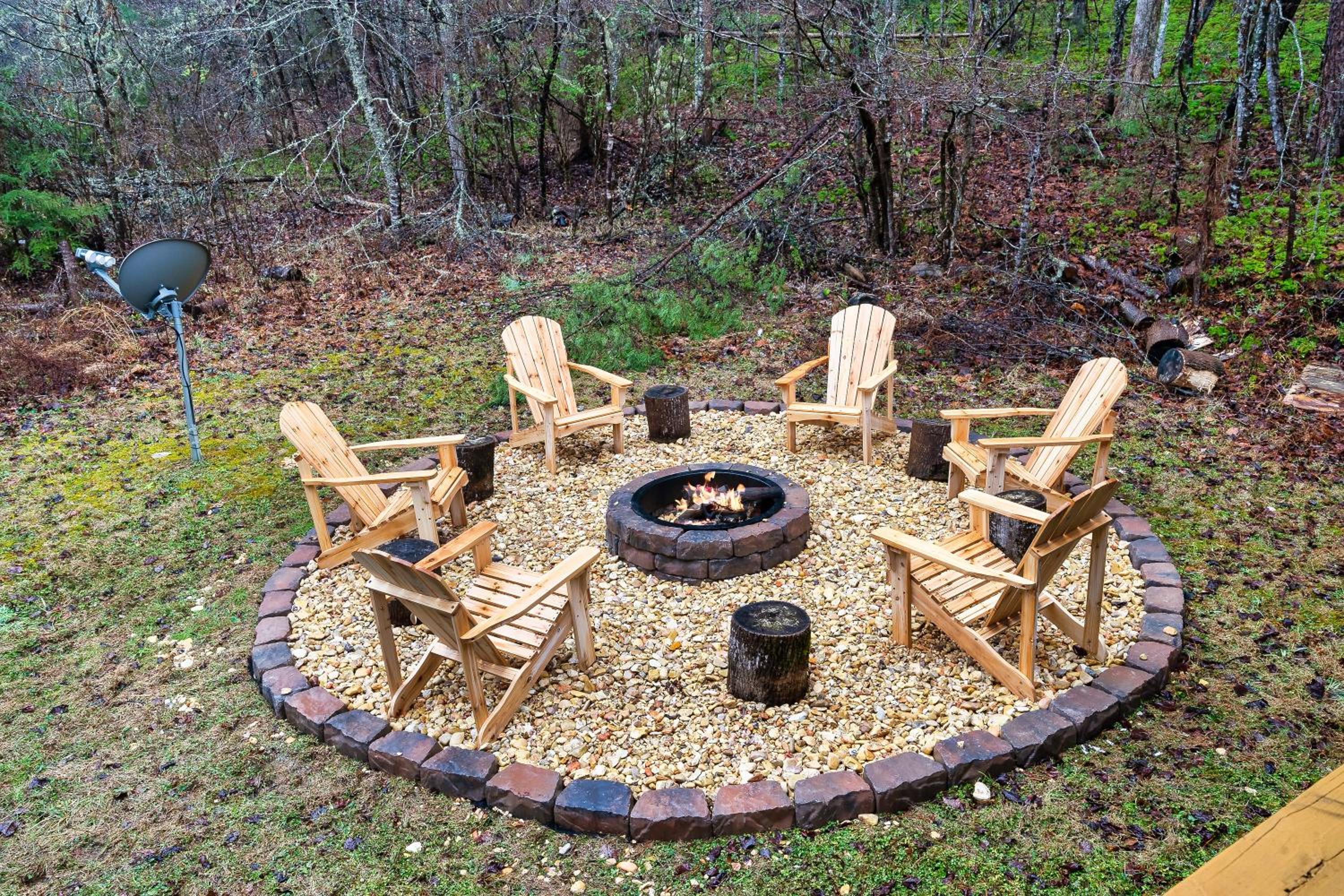 Peaceful Cabin - Hot Tub, Fire Pit & Fireplace view 4