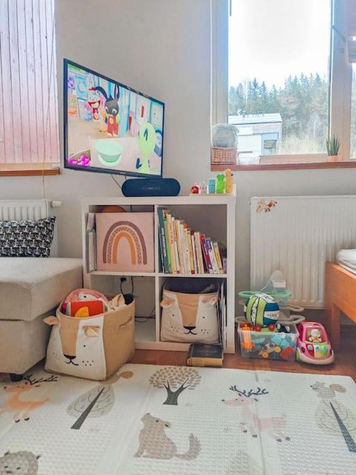 HARRADISE Plně vybavený apartmán pod Mumlavským vodopádem, na cestě na HŘEBENY, nejlepší VÝLETY v okolí, ZAHRADA pro relax i děti, LESY a turistické TRASY 
