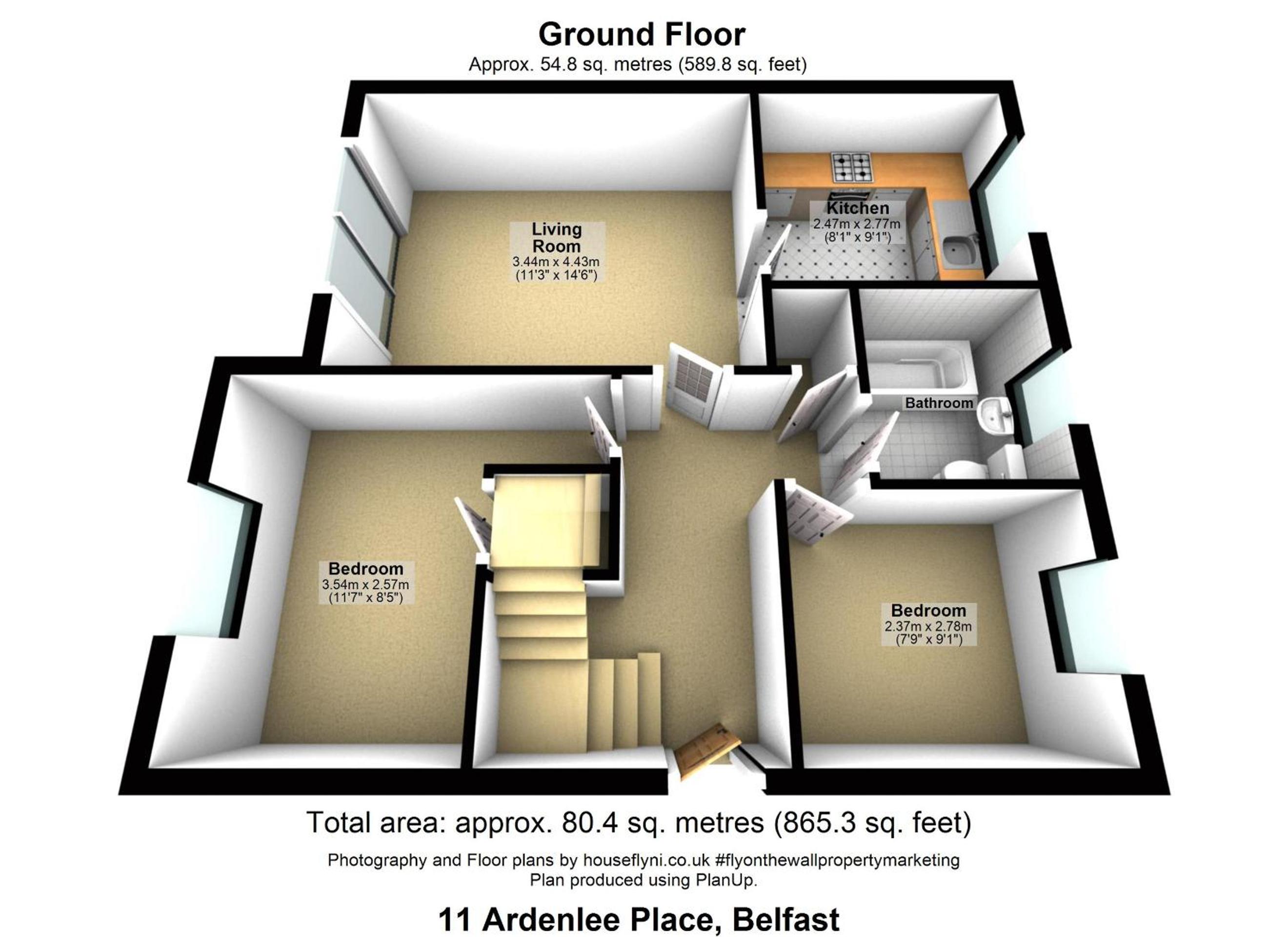 Ardenlee - Stylish 3 bed apt close to city, parking and WIFI view 3