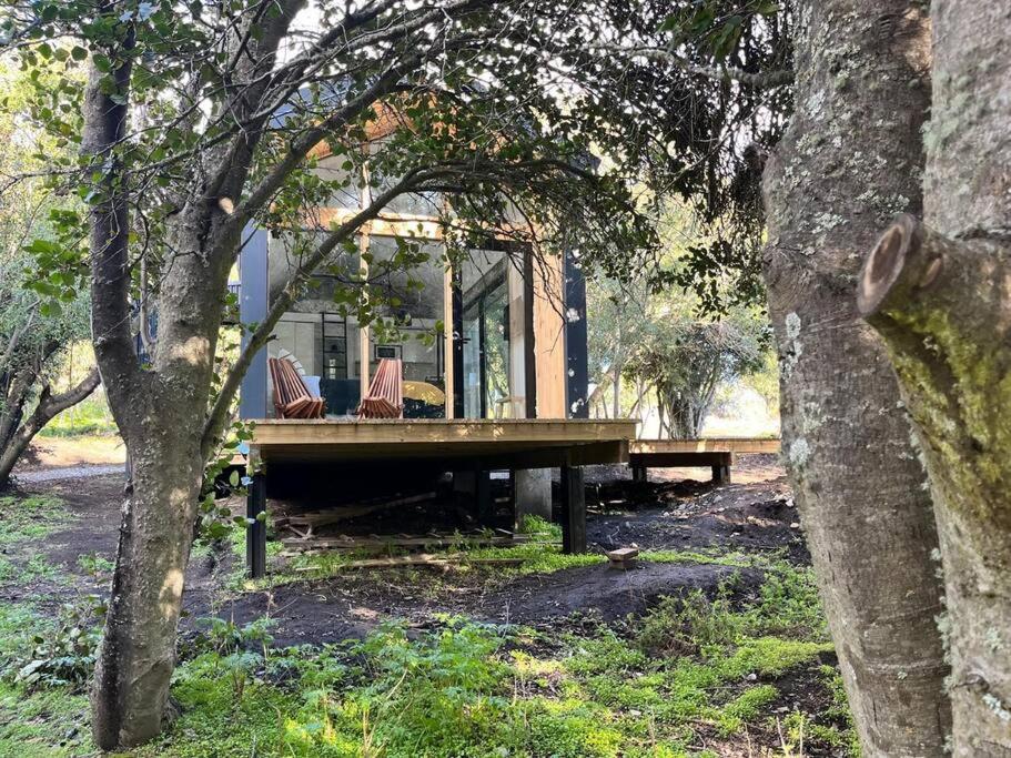 Moderna casa en la montaña
