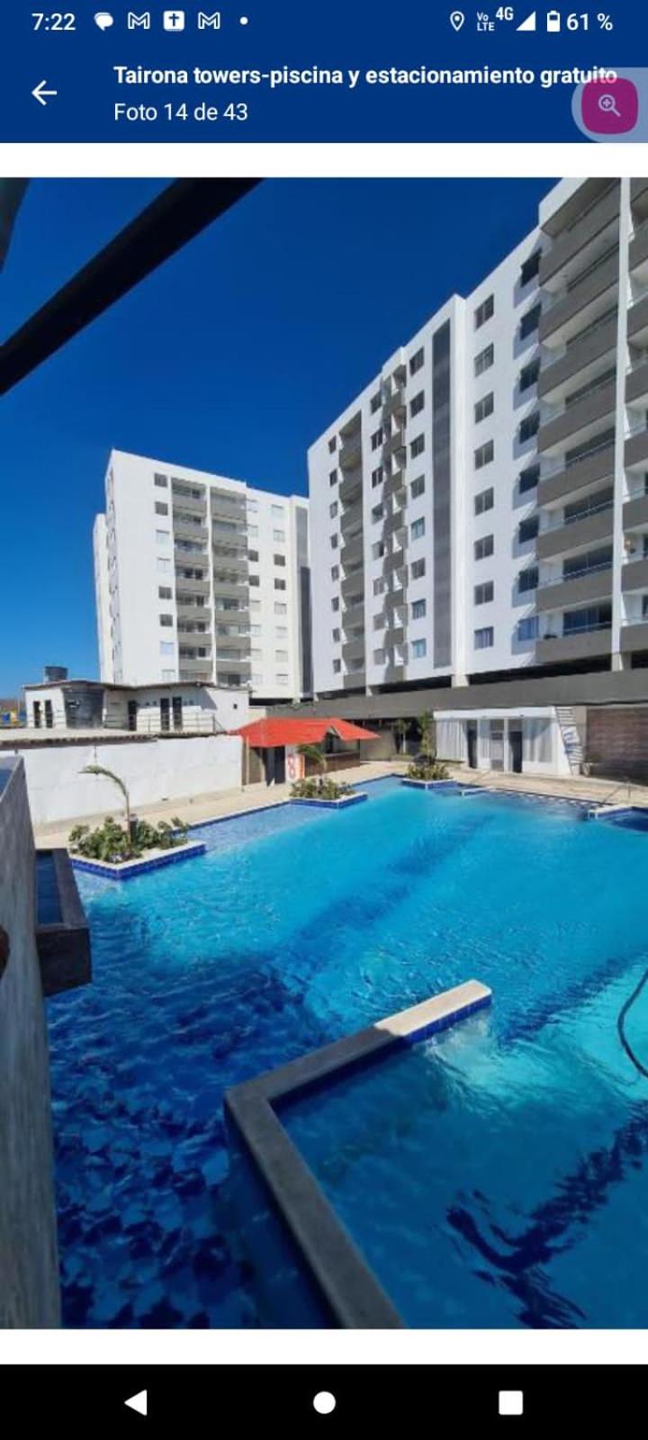 estudio con Piscina en Res de lujo a 10 min ctro y playas