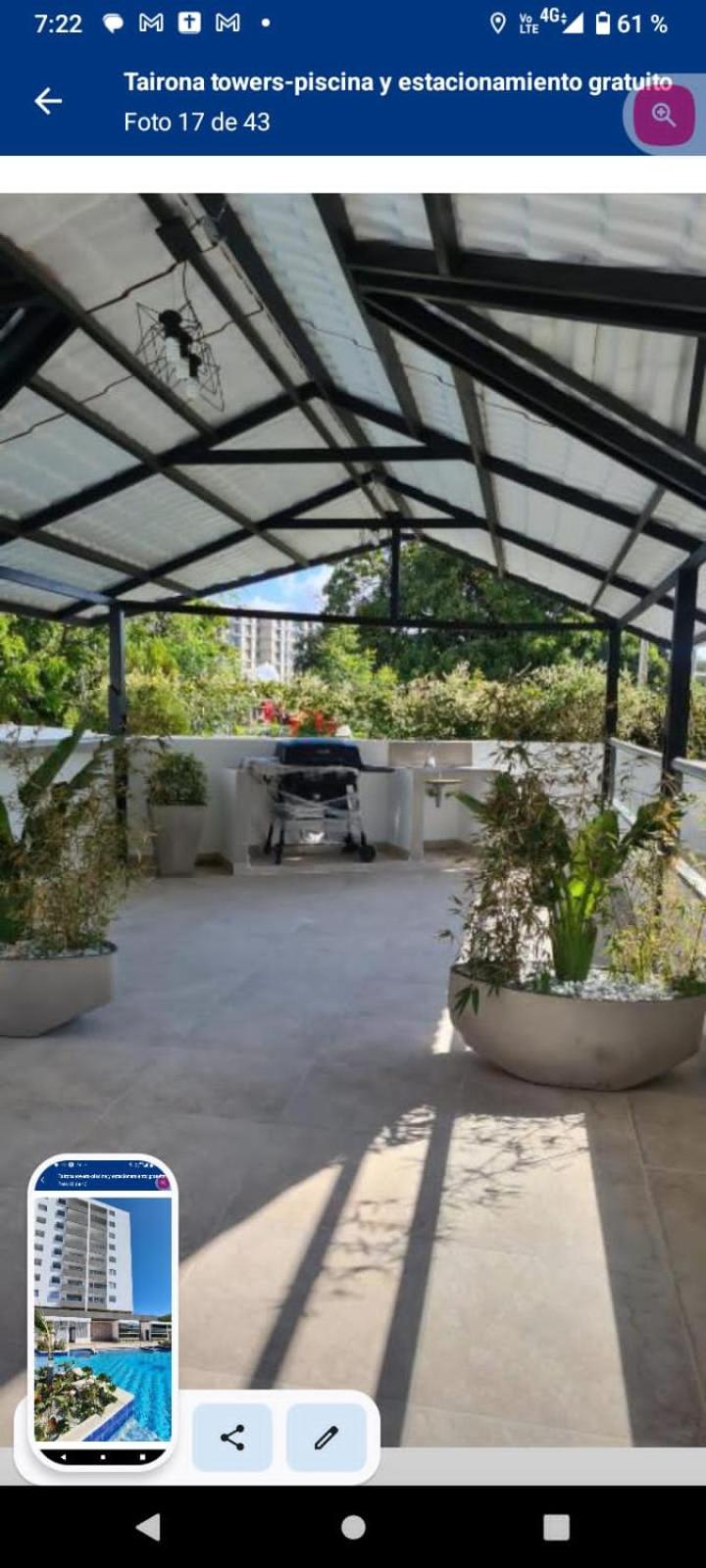 estudio con Piscina en Res de lujo a 10 min ctro y playas