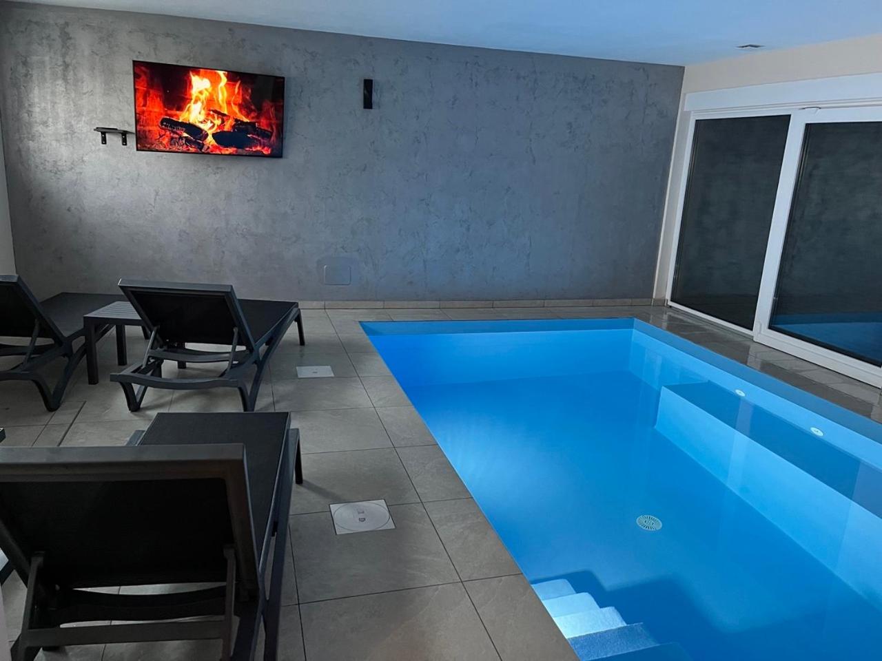 Villa Granea with indoor heated pool and sauna view 2