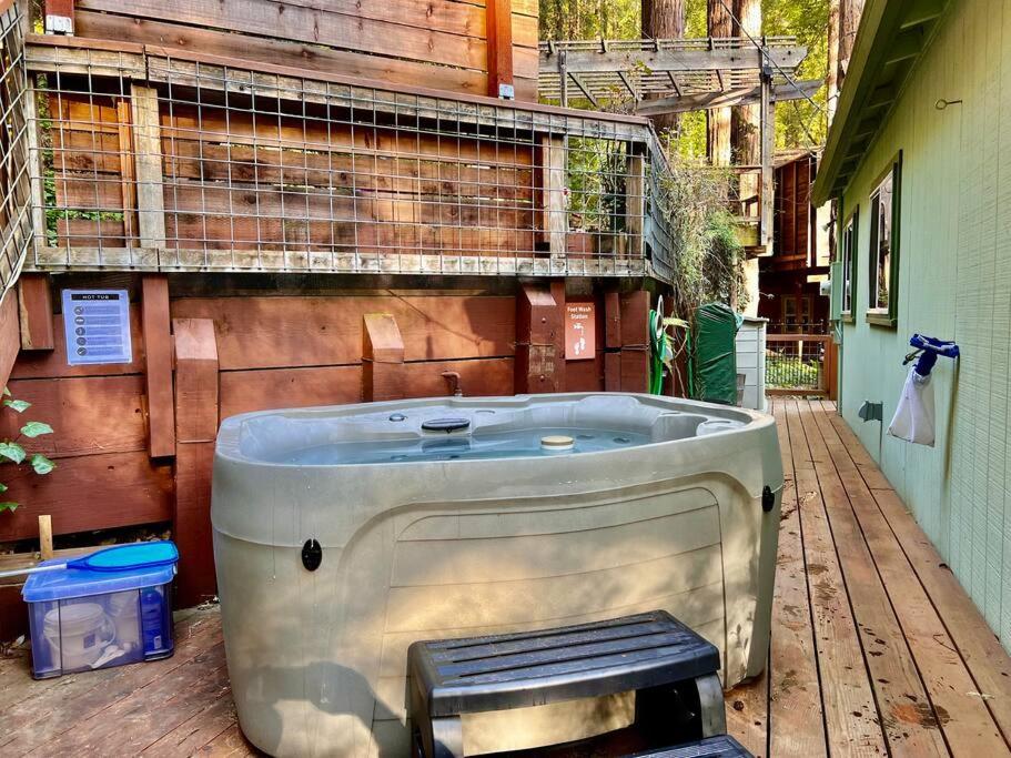 Cozy Cabin in Redwoods with Hot Tub