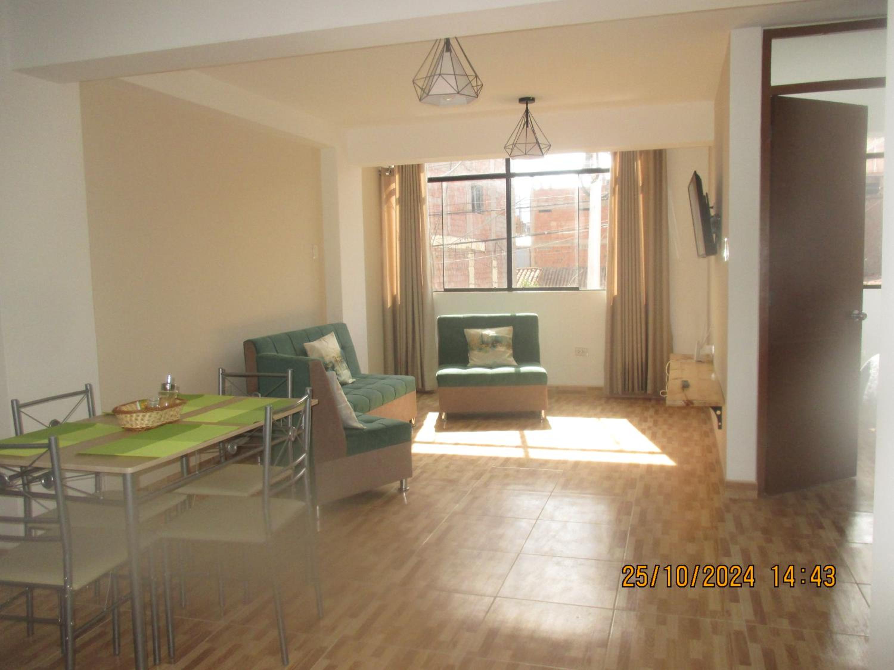 Departamento amplio, moderno, Cusco Perú