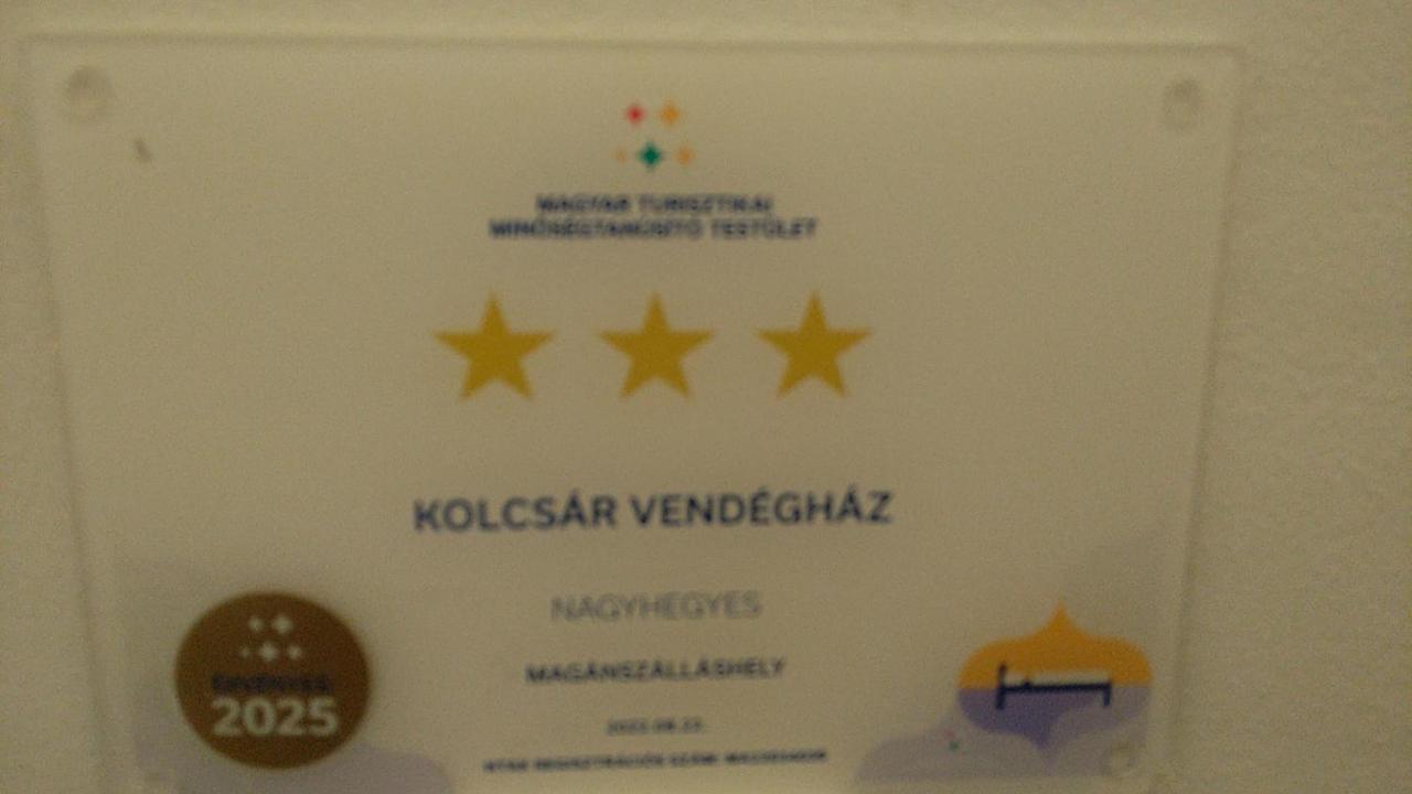 Kolcsár vendégház