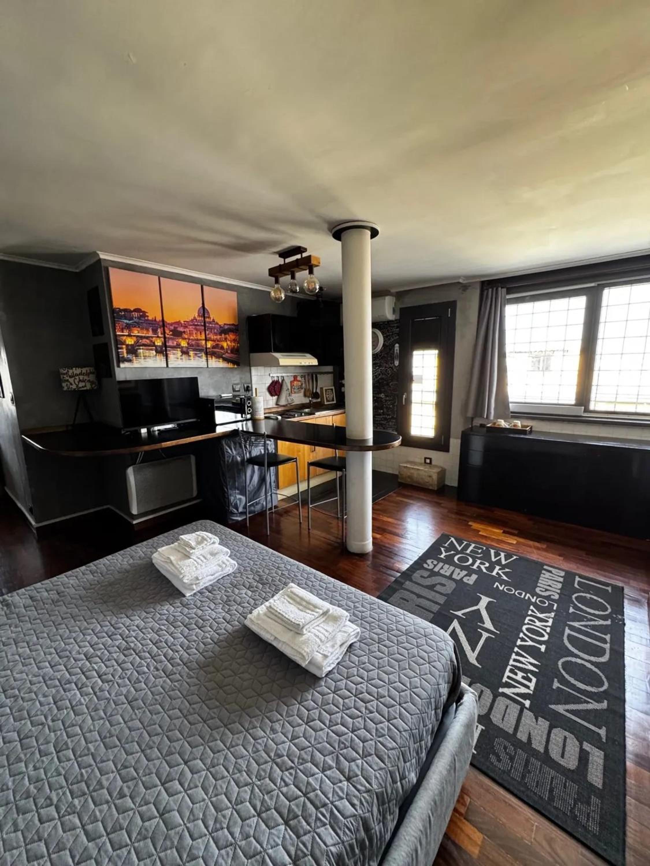 Charming studio in Rome 30 m² air conditioning