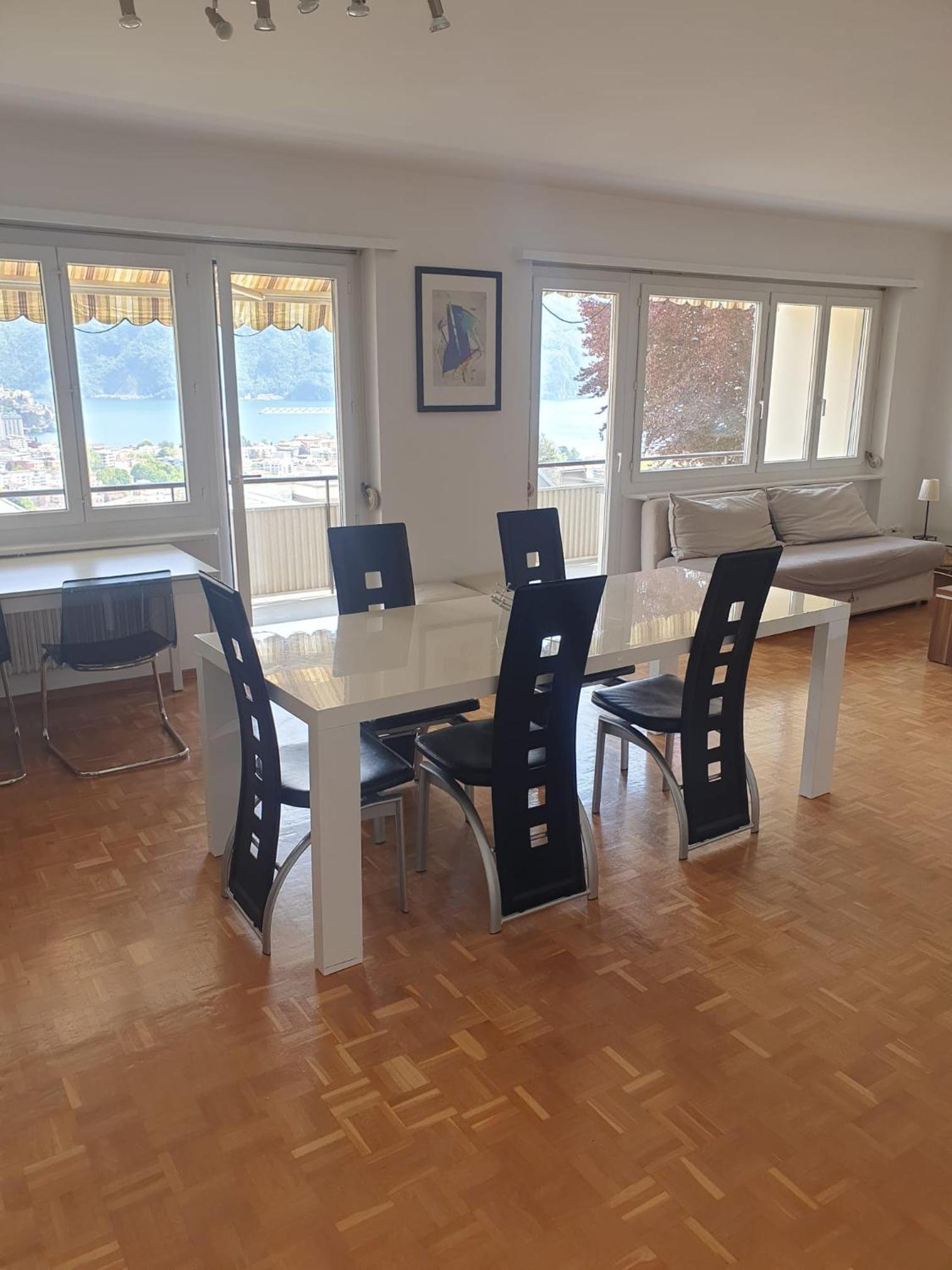 Lugano LakeView Apartment with Self Check-in & Private Parking on Request