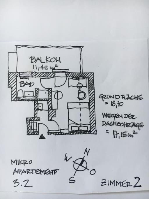 MicroApartment in Oberursel mit Westbalkon