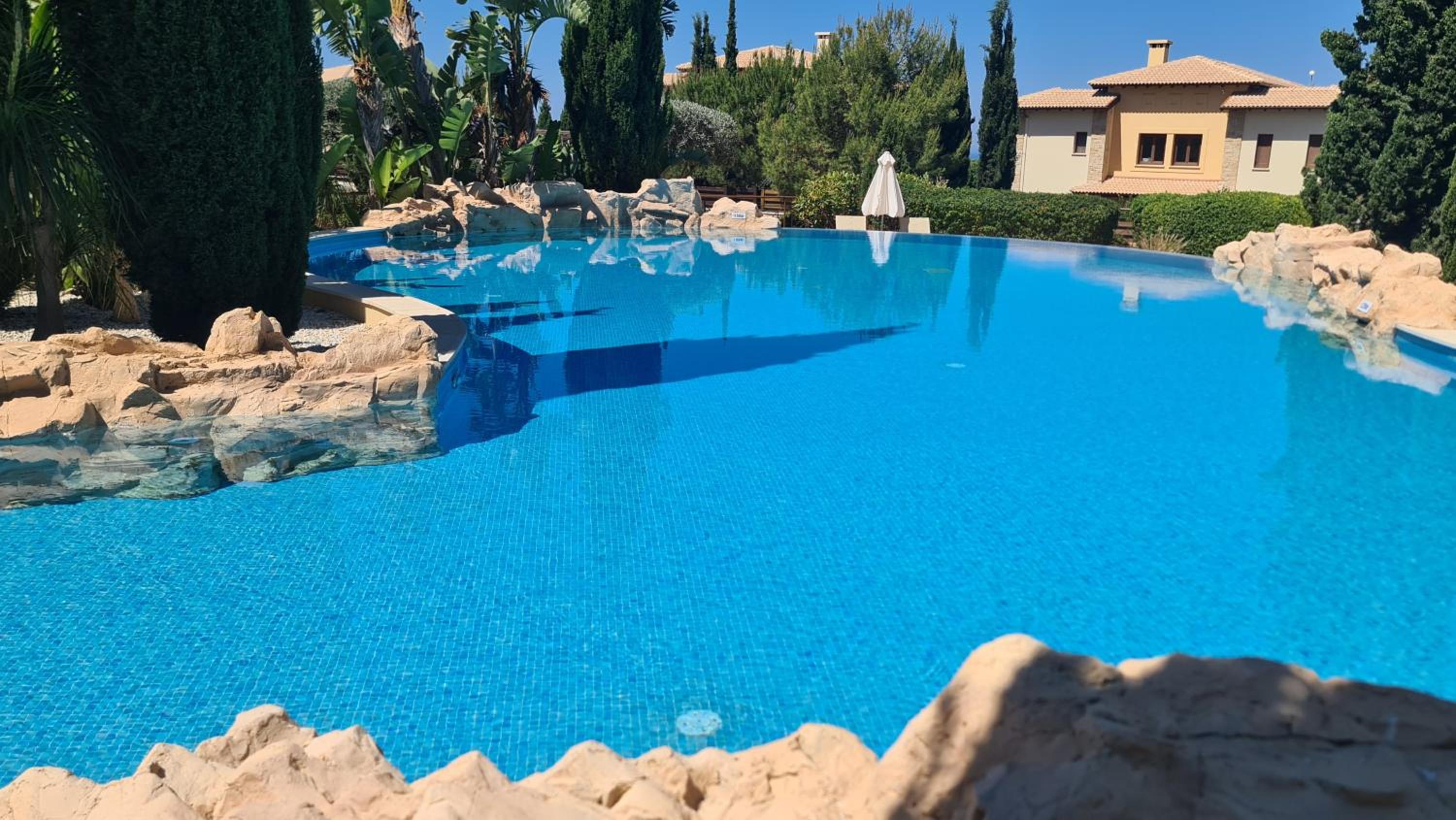 Luxury Elite Villa AJ06 complete with a private, climate controlled pool and a relaxing outdoor Jacuzzi, Aphrodite Hills Resort