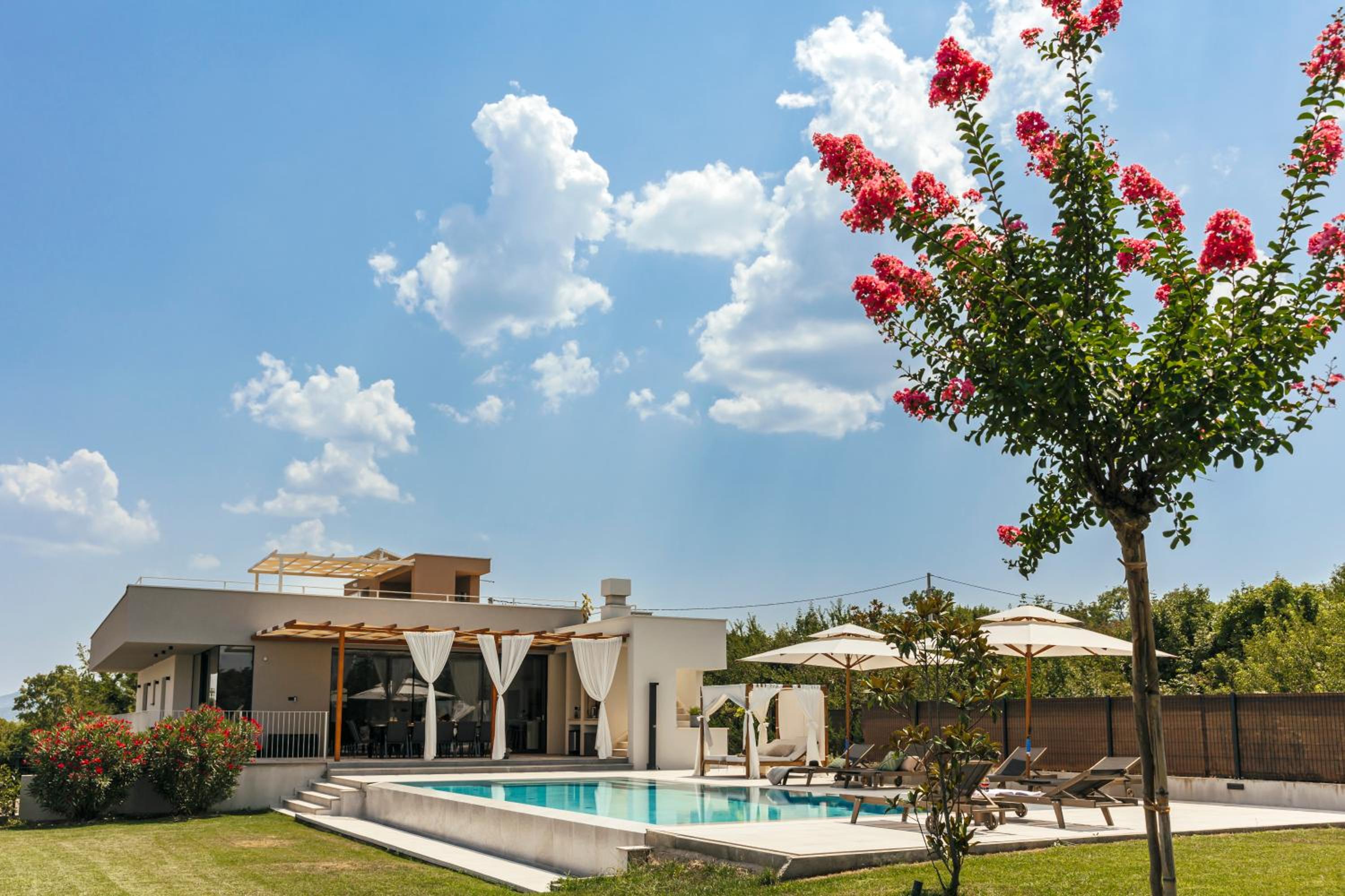 NEW Luxury Villa Colorful with 60sqm heated pool, jacuzzi, sauna, 6 bedrooms view 3