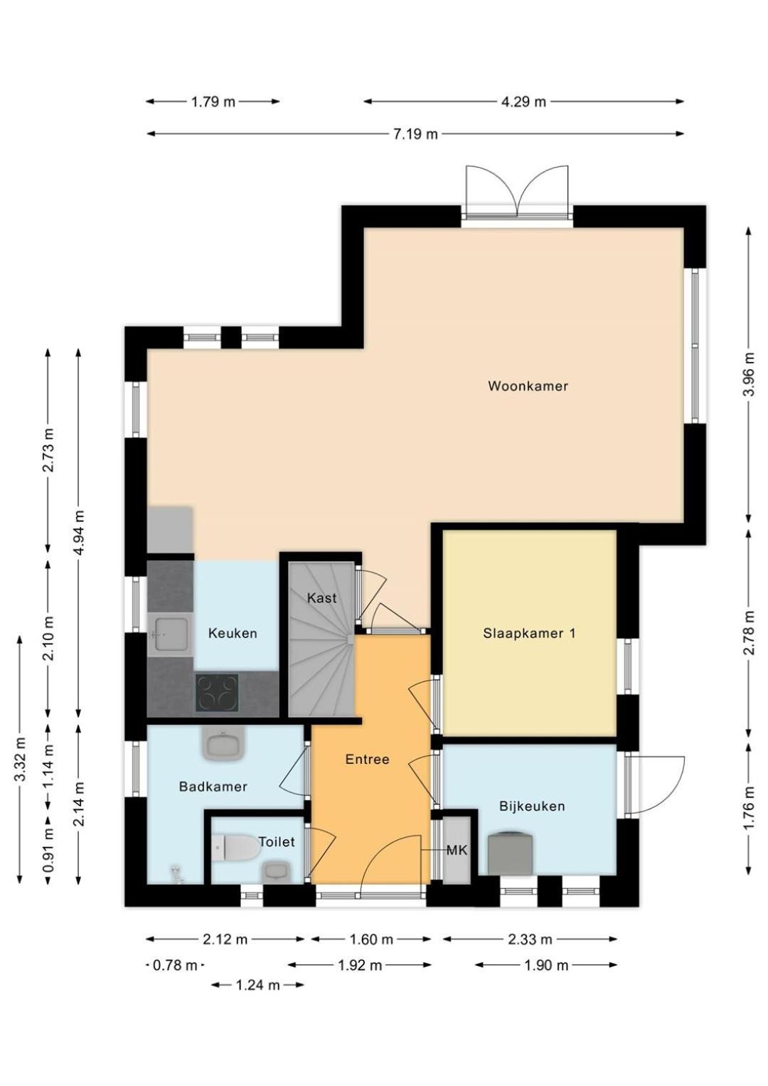 Vakantiewoning Maas en Waal 100 view 3
