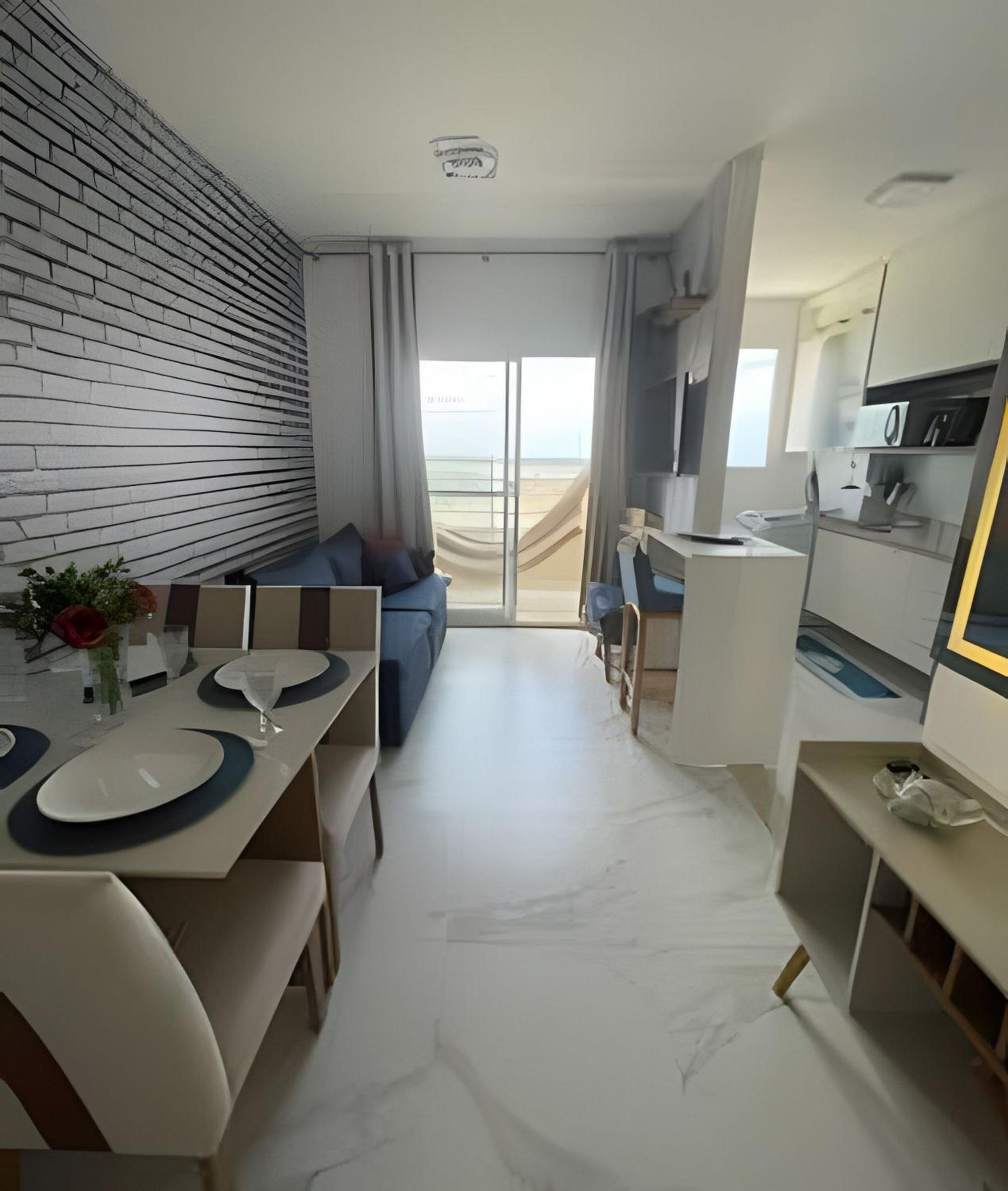 Apto 2 Quartos c/ Suíte Sala c/ Varanda - Vista Mar Cabedelo