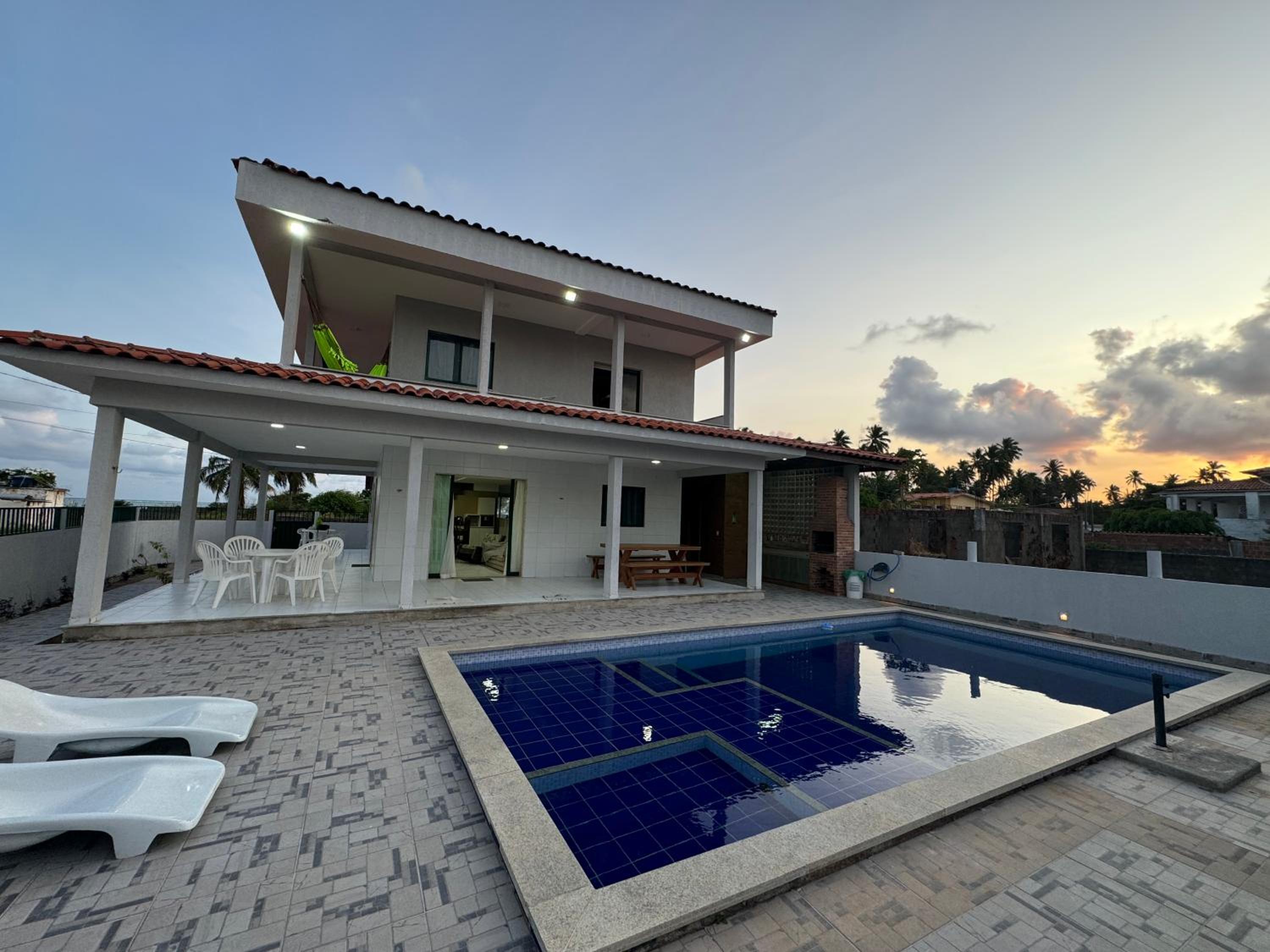 Casa Vista Mar Maragogi- Pé na areia 5 quartos