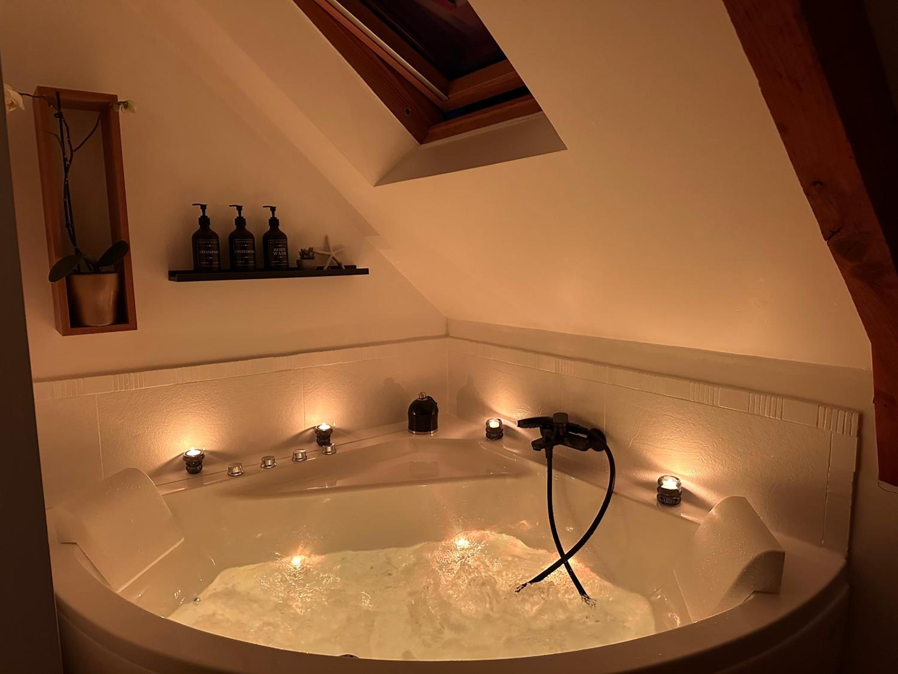 Les Libellules Appartement avec baignoire spa à Dinan Lanvallay