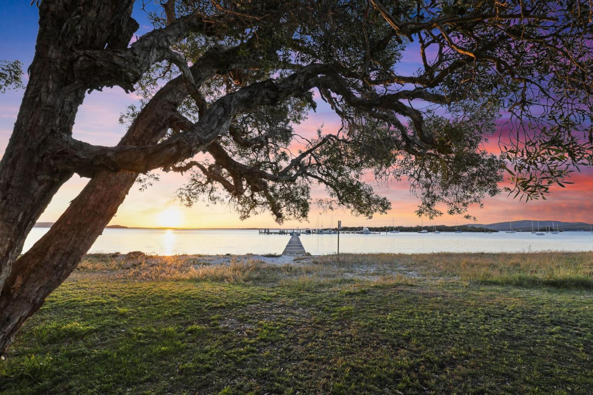 Sunset Mooring at Soldiers Point