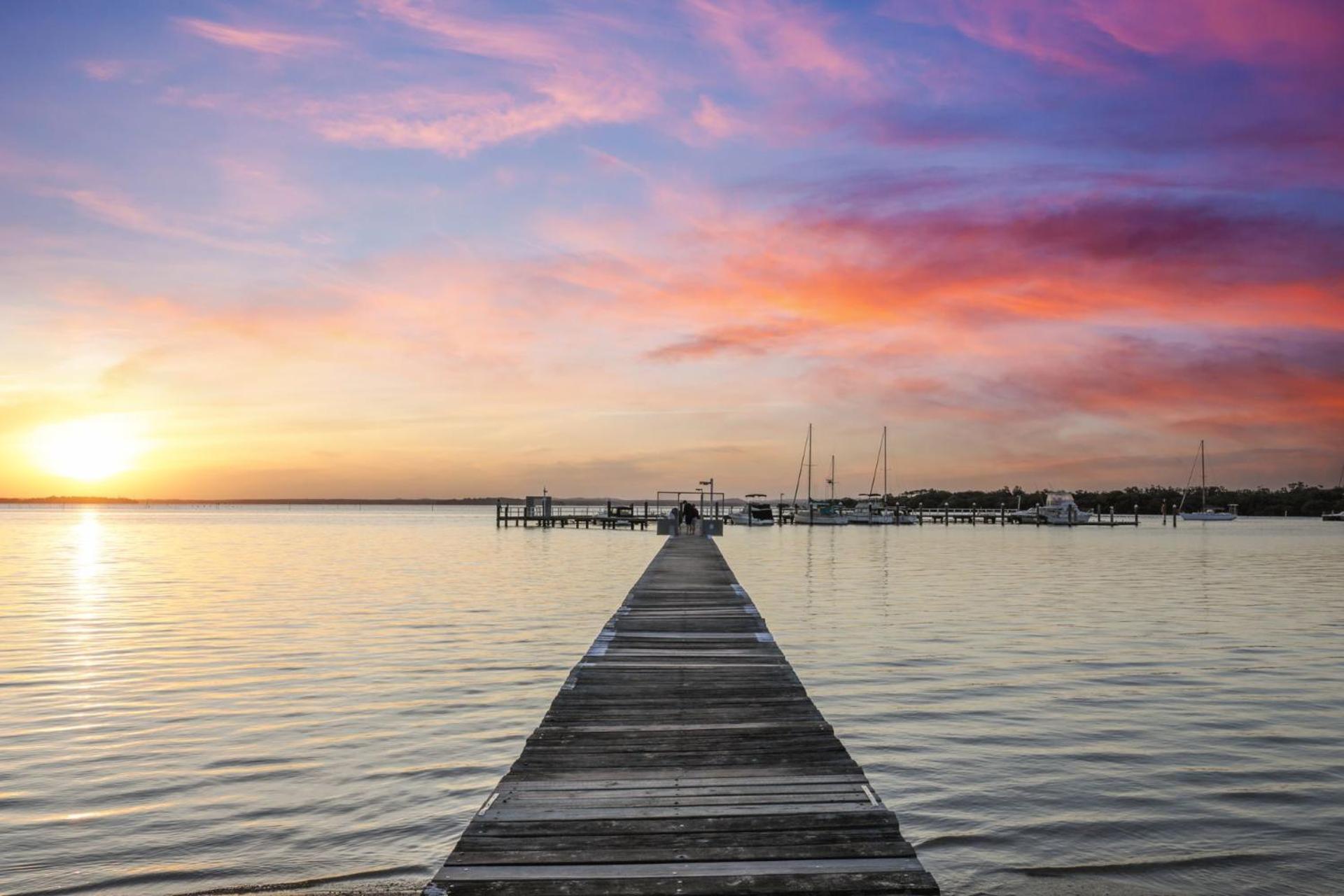 Sunset Mooring at Soldiers Point
