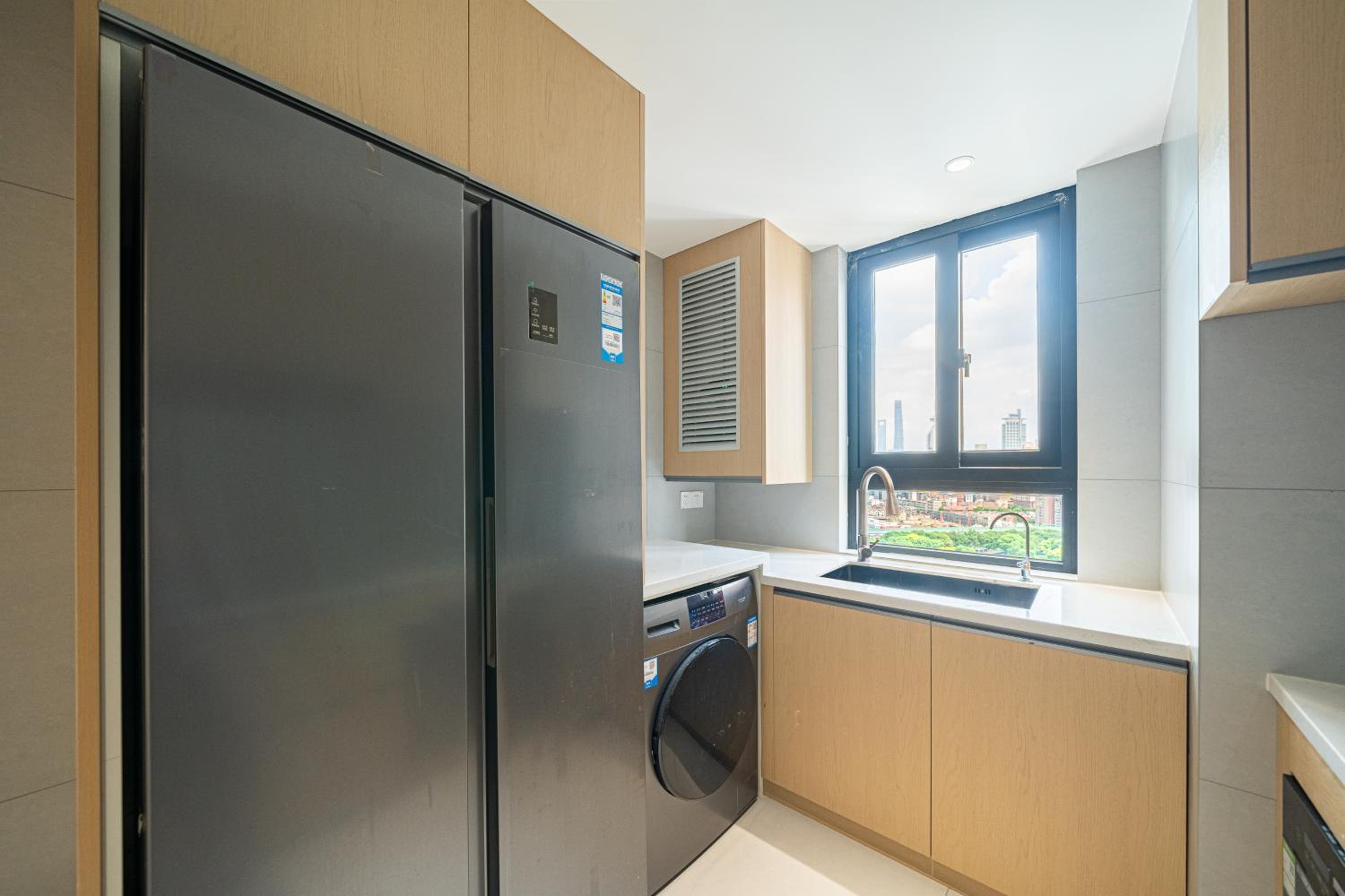 Modern 3brs wis CAC&Fheating,near Jing'an Temple