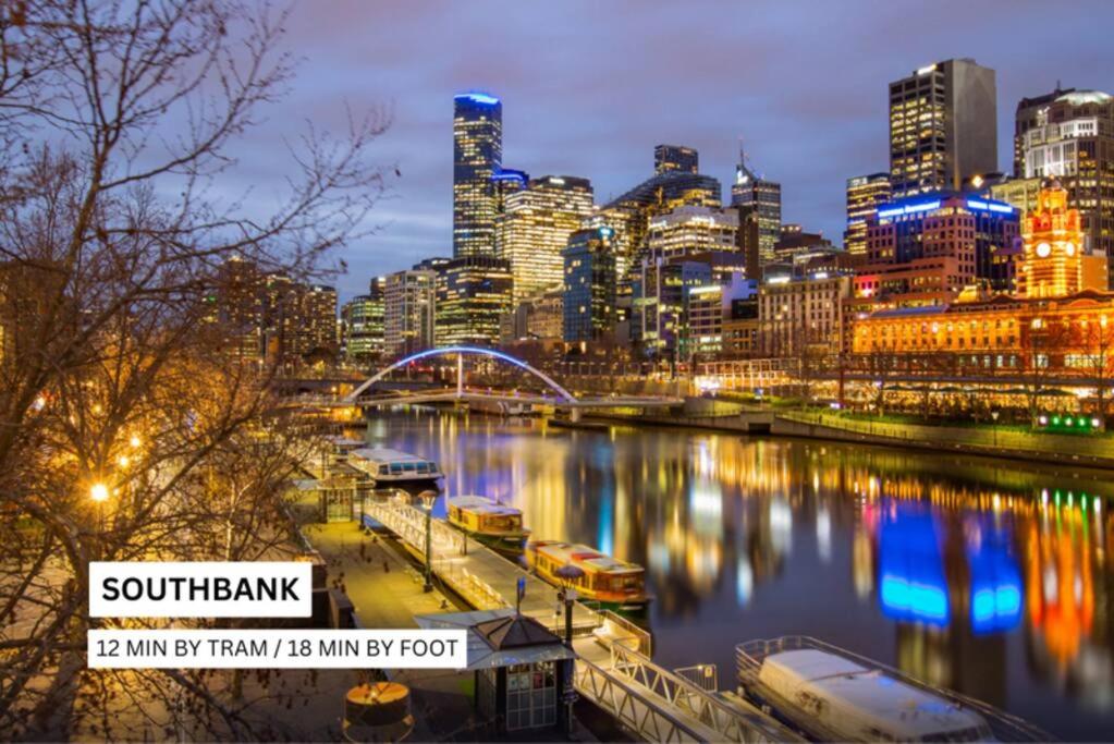 Amazing City View 2BR Yarra River Free Parking