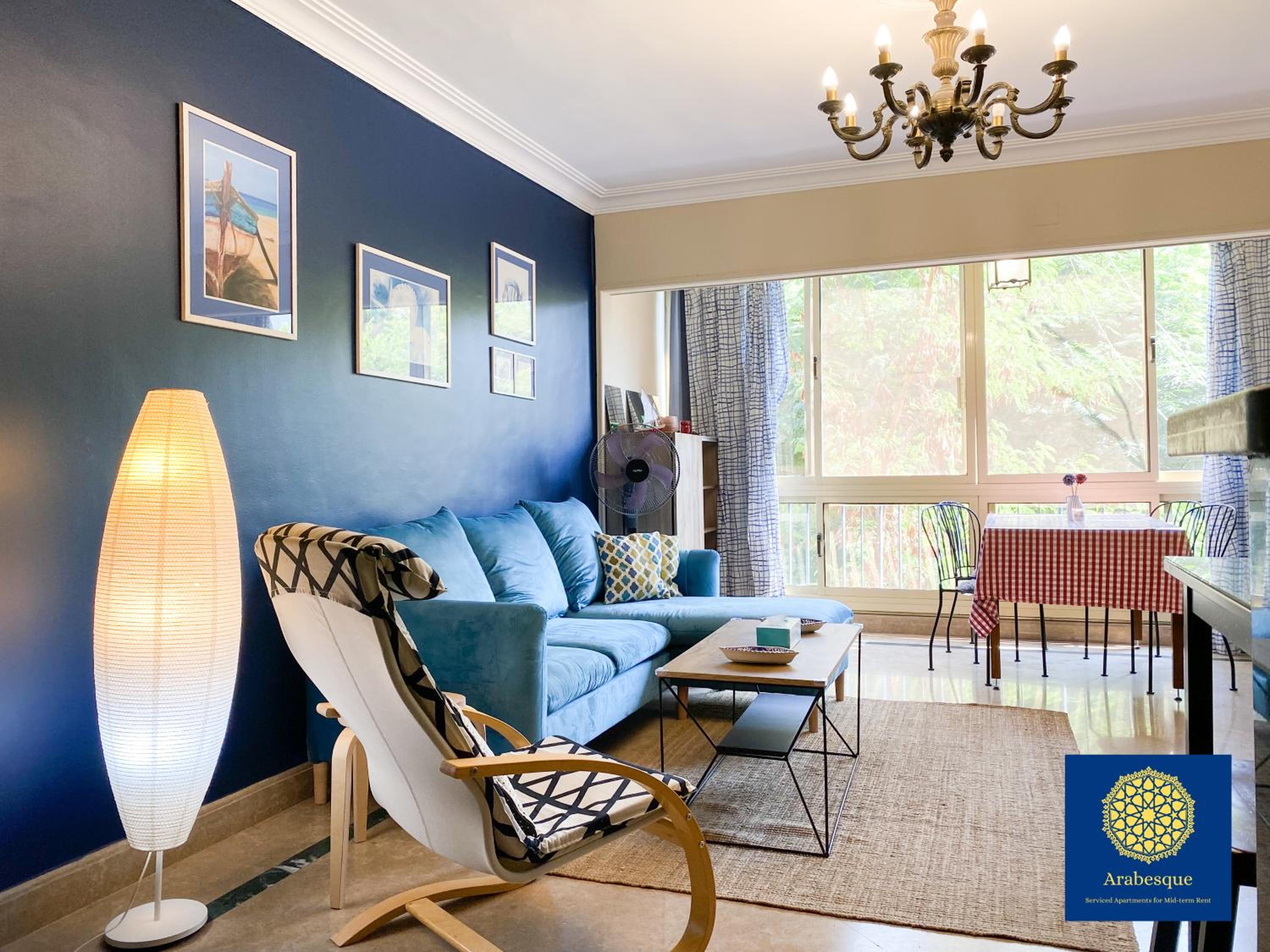 Azure heaven-Cozy Retreat 2BR Apartment in Green Maadi