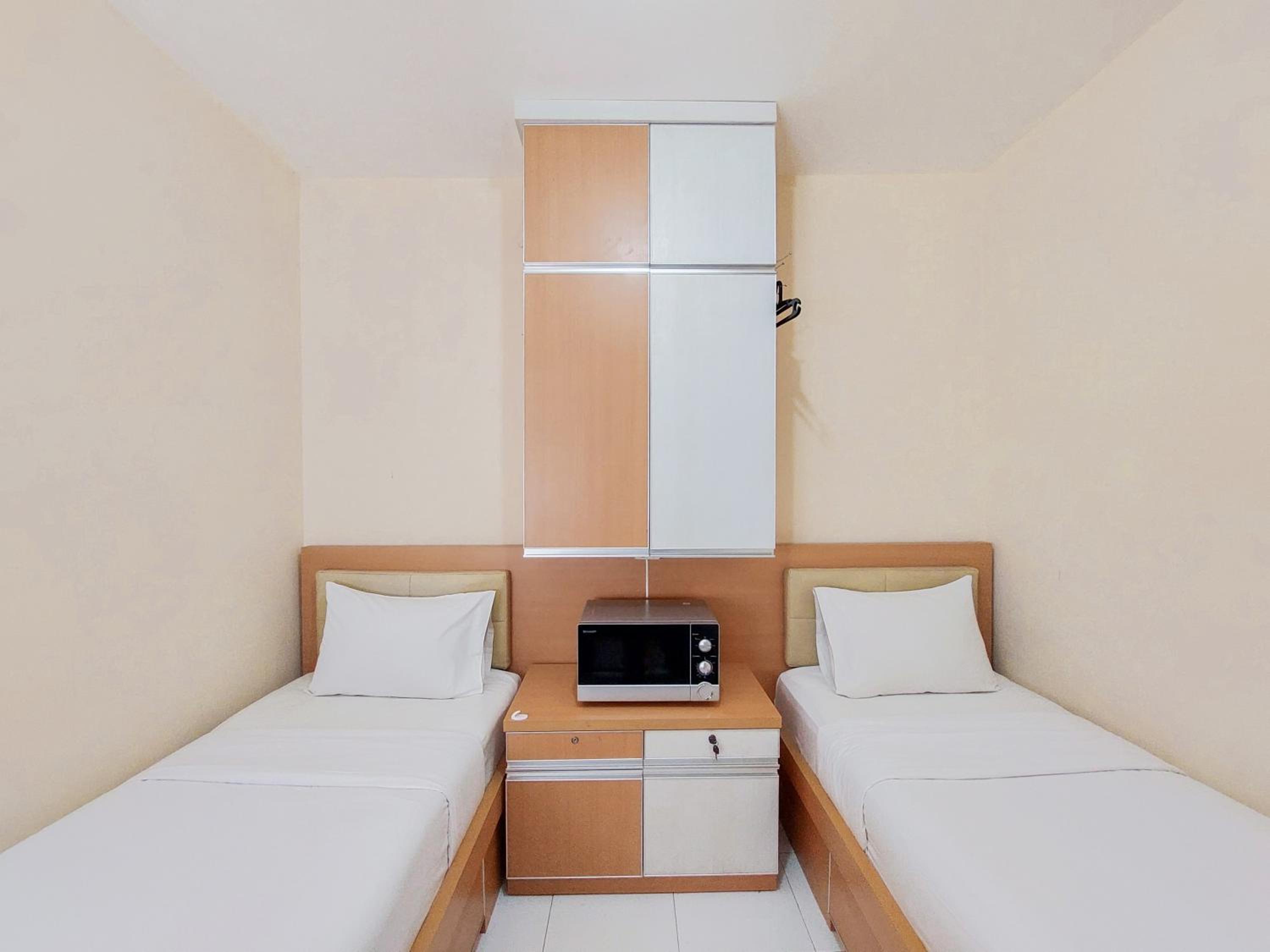 Compact Studio No Kitchen Apartment at Aeropolis Residence By Travelio view 3