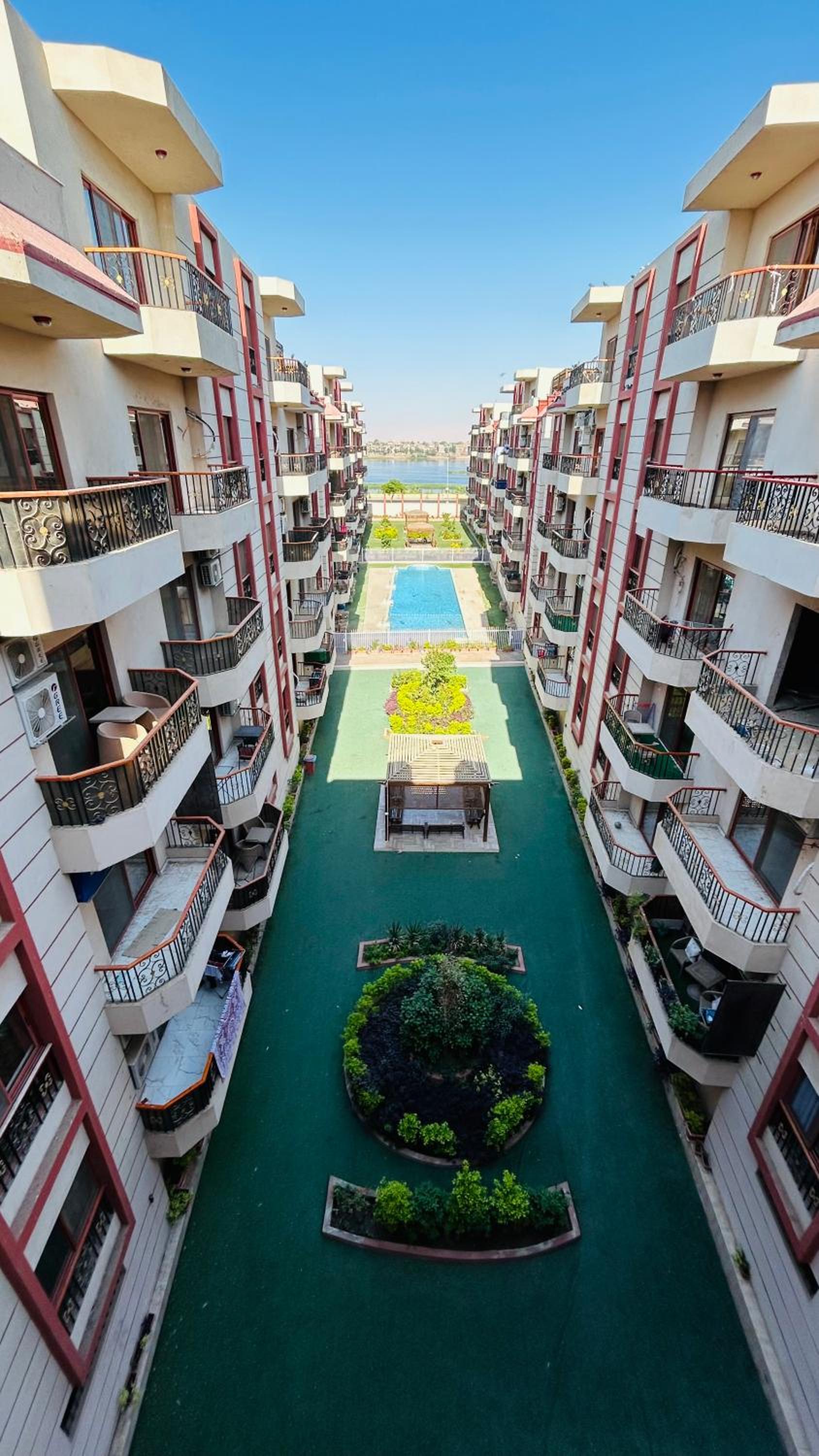 The amazing apartment and view