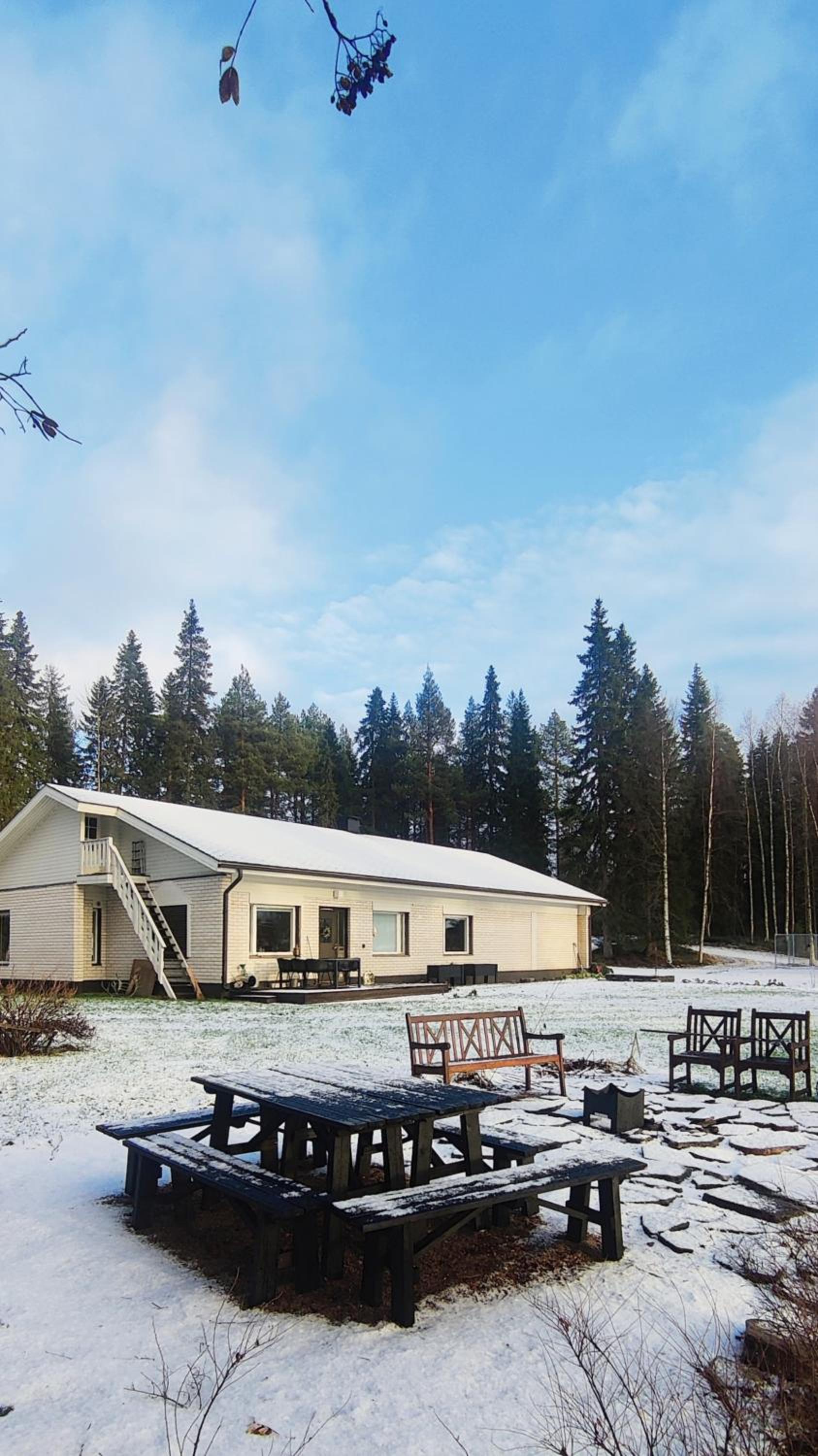 Riverside country house