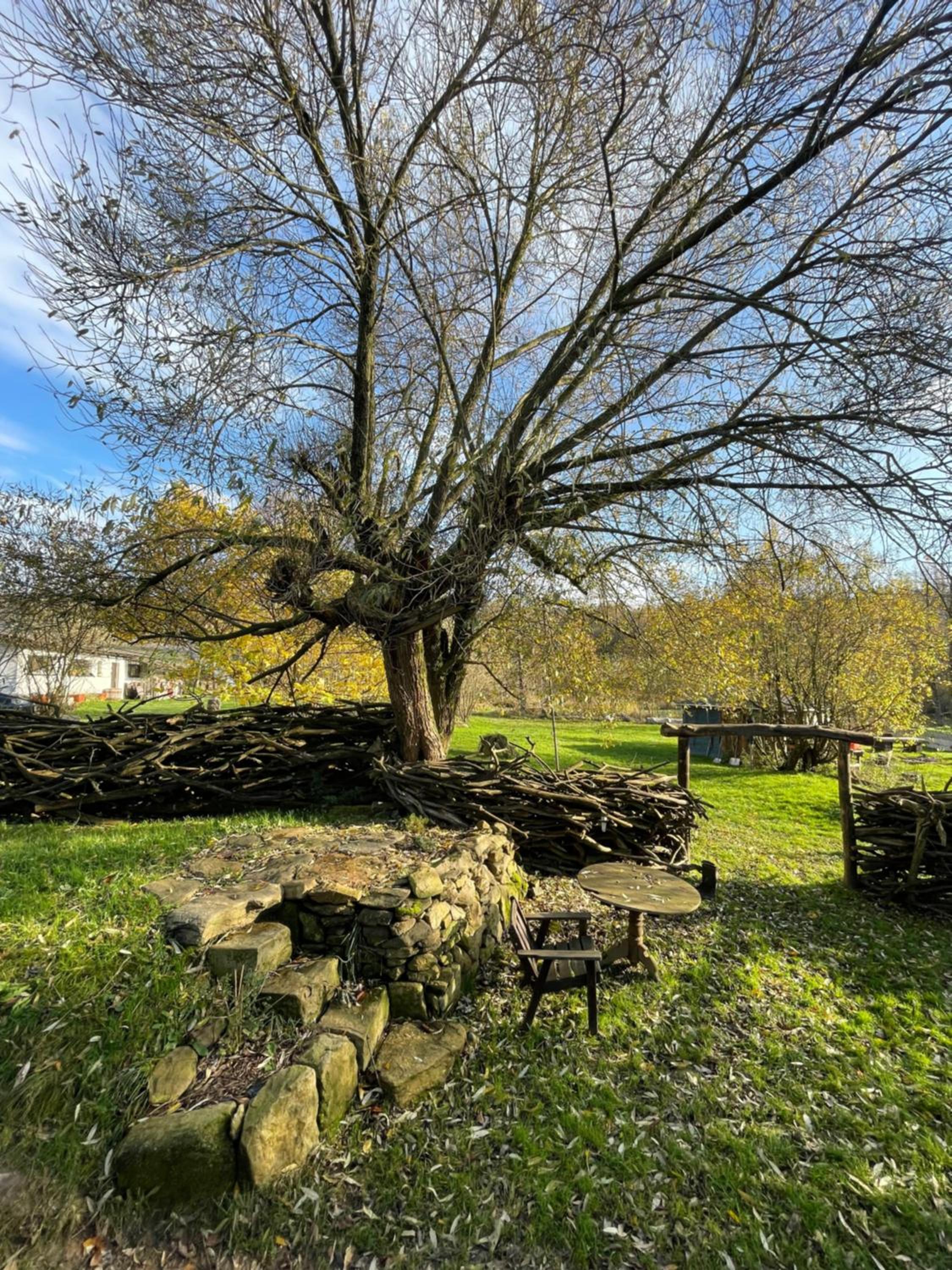 Maringotka na farmě