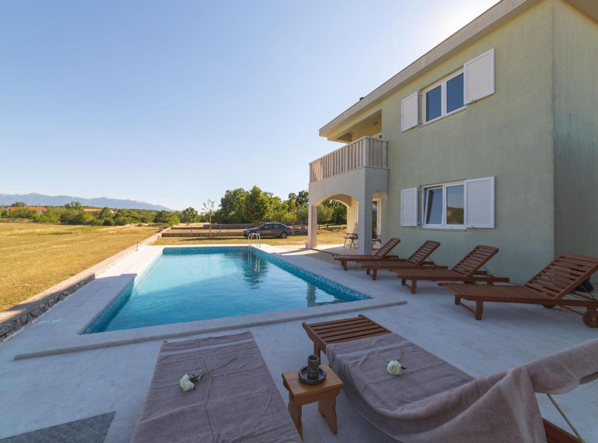 Idyllic Getaway Lovrec Villa with Pool view 5