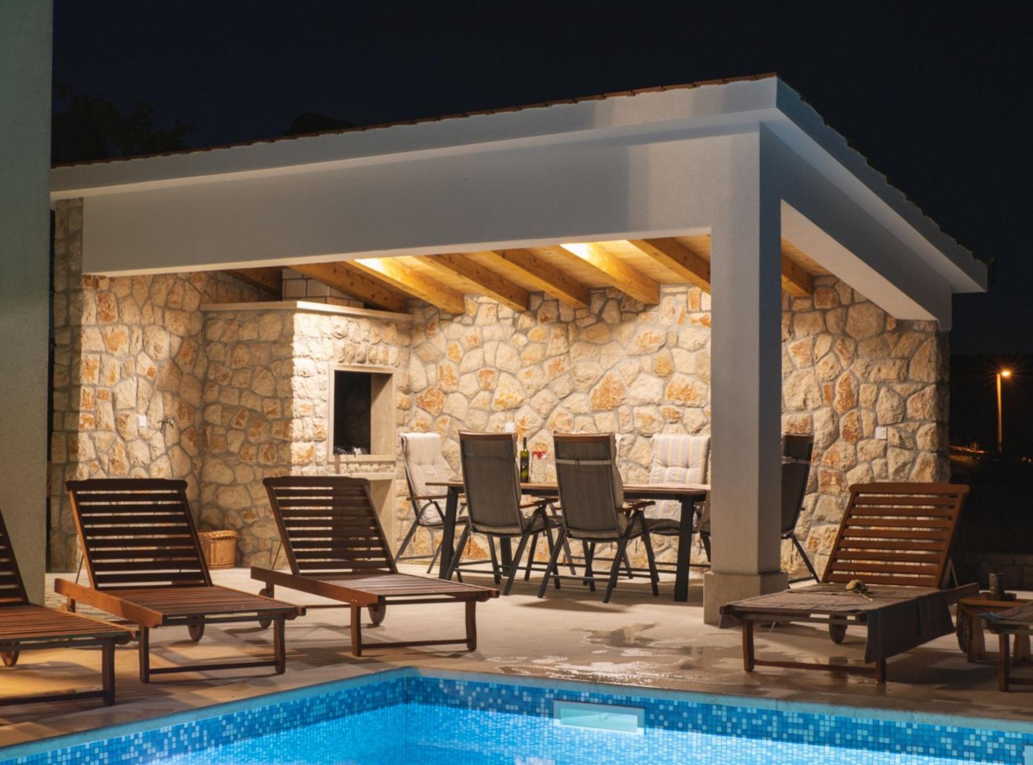 Idyllic Getaway Lovrec Villa with Pool view 3