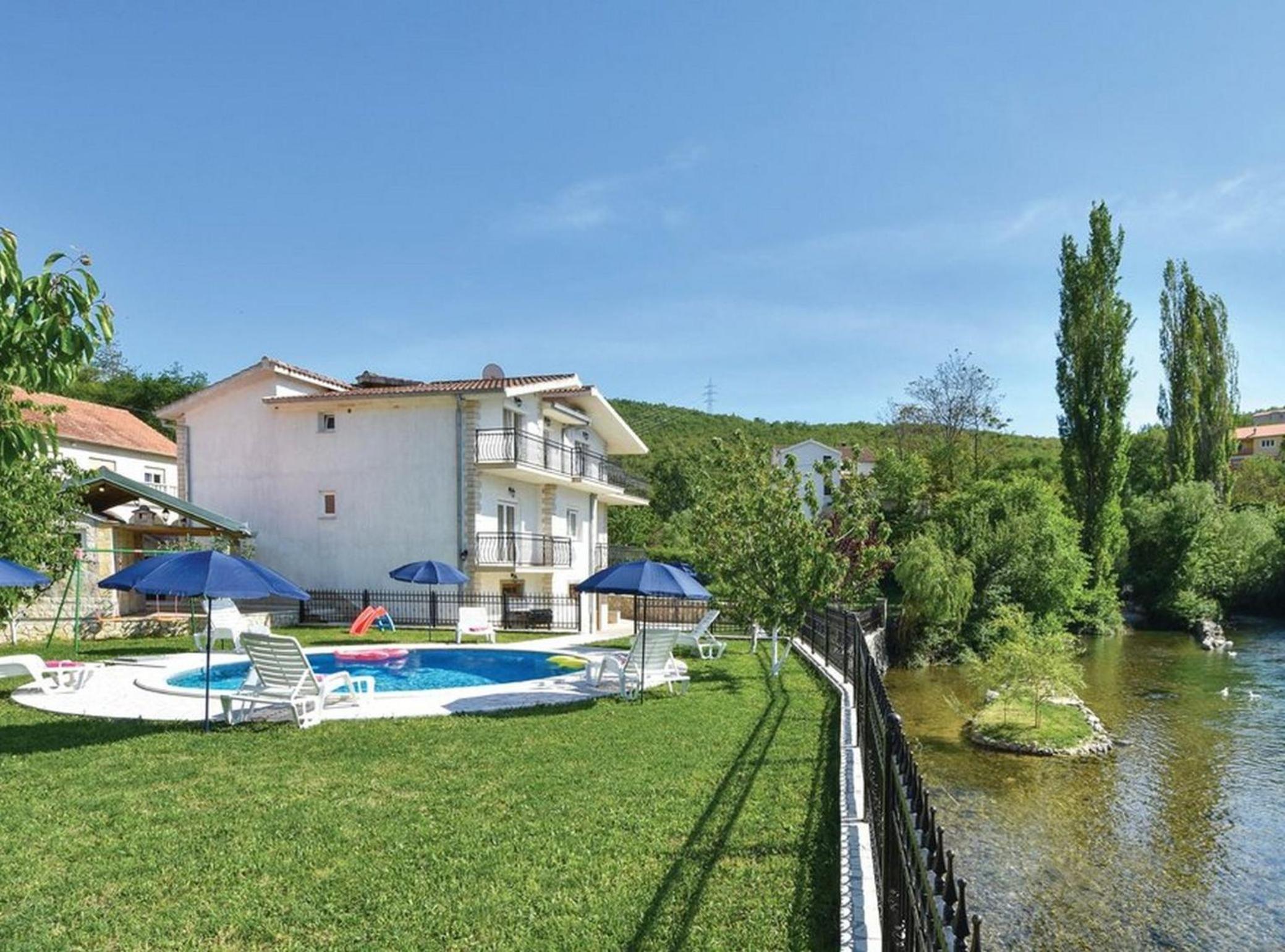 Serene Villa with Pool, BBQ, and Authentic Tavern Surrounded by Nature view 2