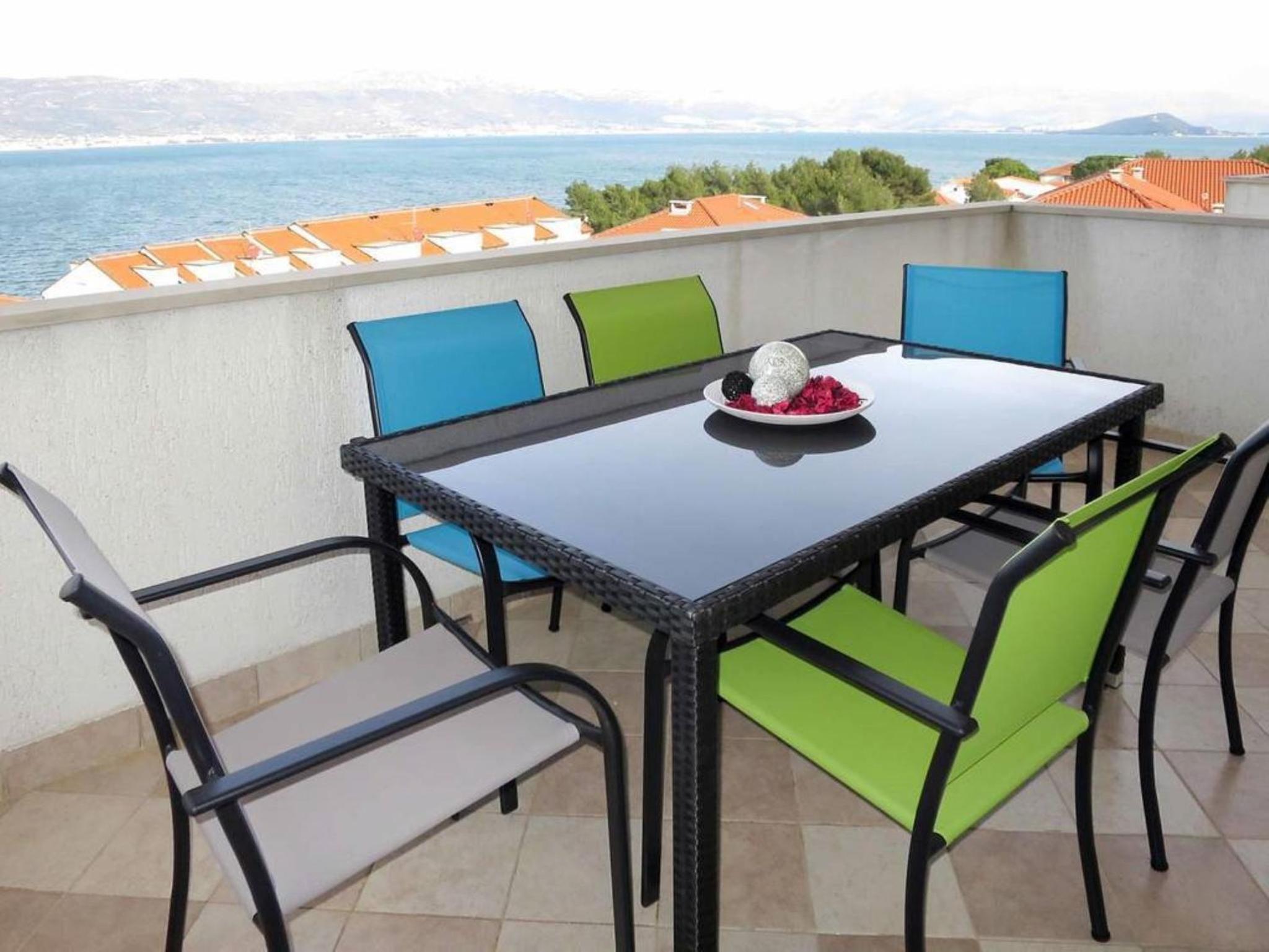 Sea-View Apartments with Pool, Terrace, and Outdoor Lounge in Scenic Čiovo Island view 4