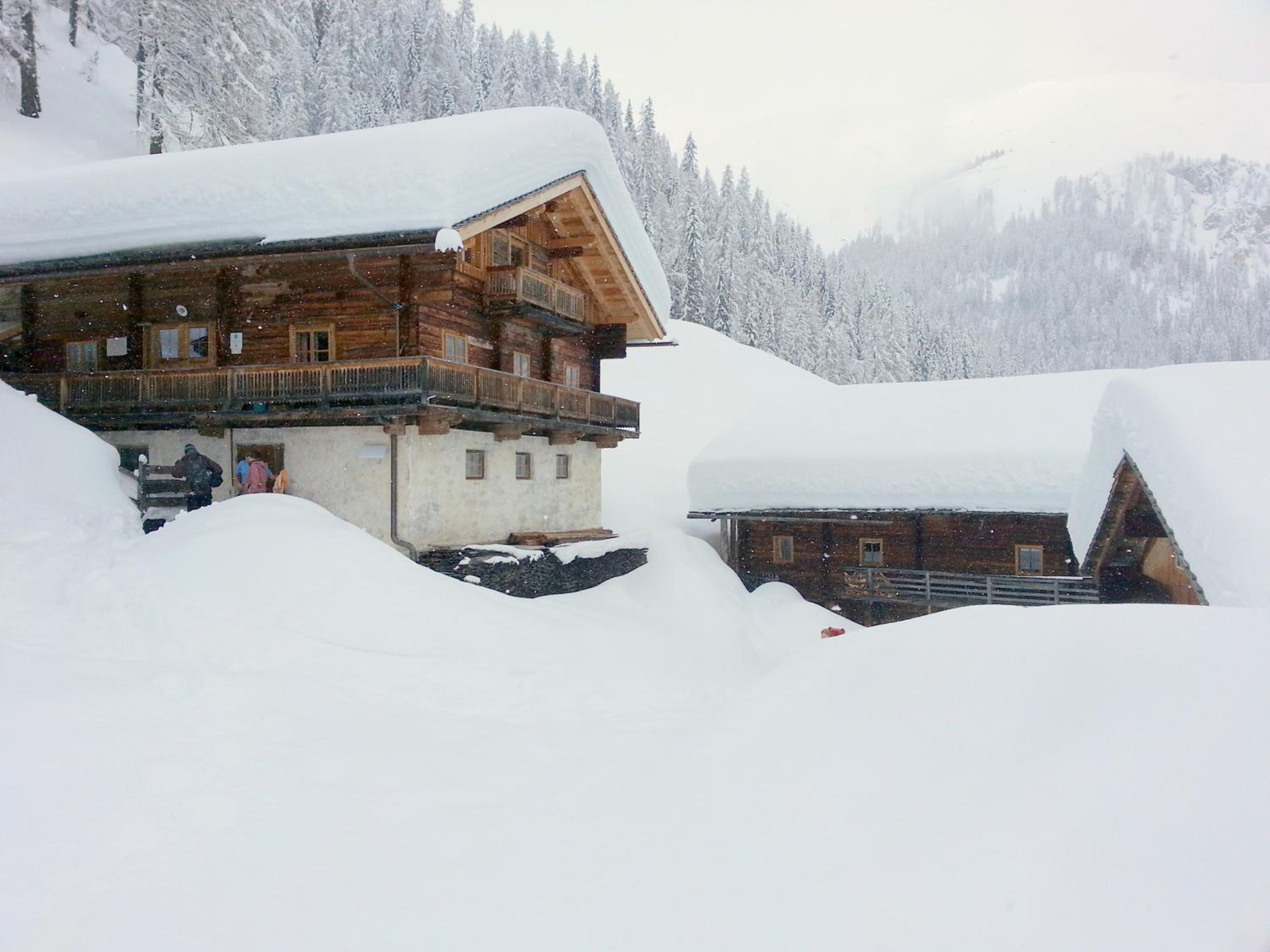 Almhütte Oberschaller bei Alfenalm - Ferienwohnungen am Berg