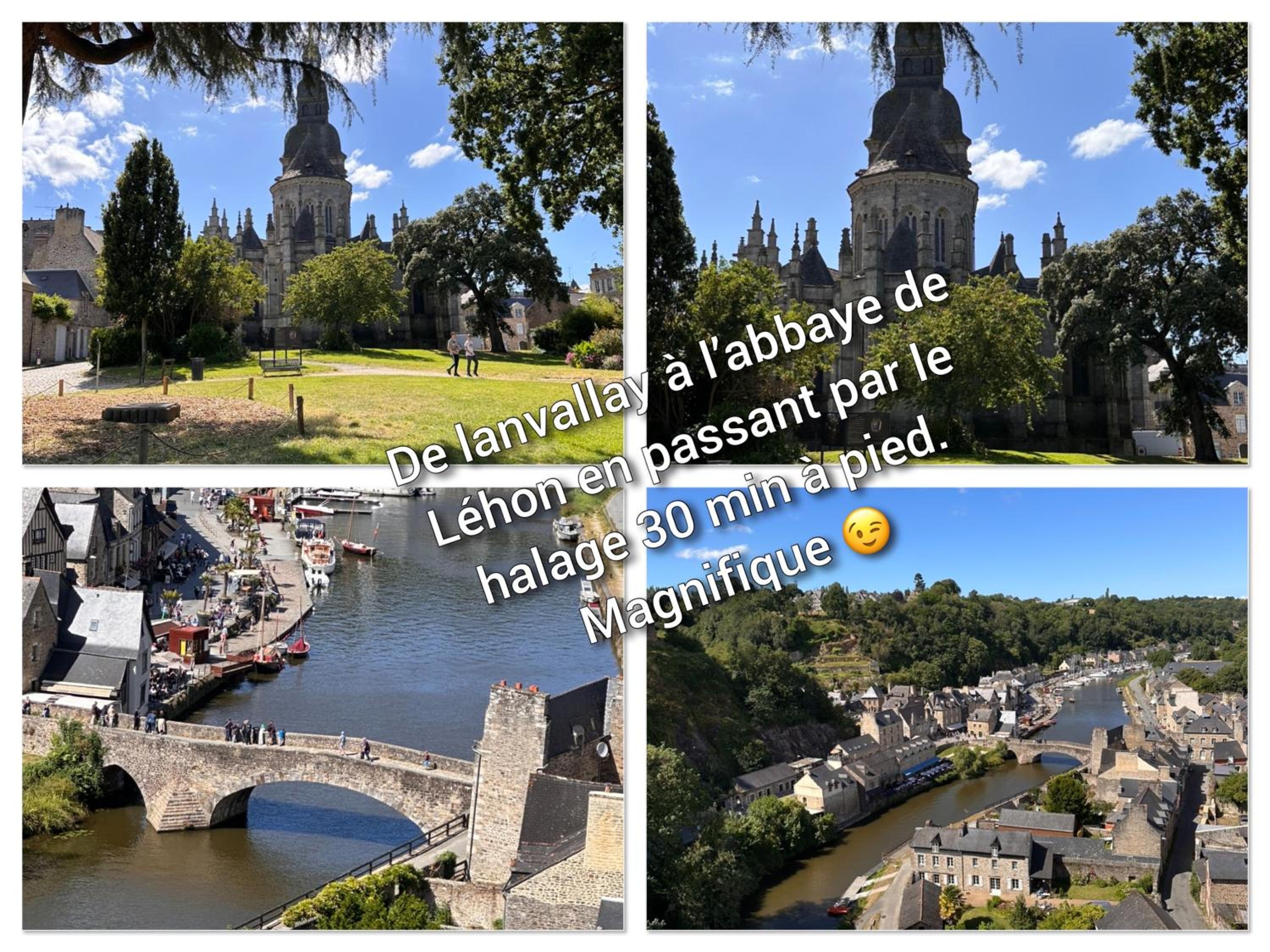 Les Libellules Appartement avec baignoire spa à Dinan Lanvallay