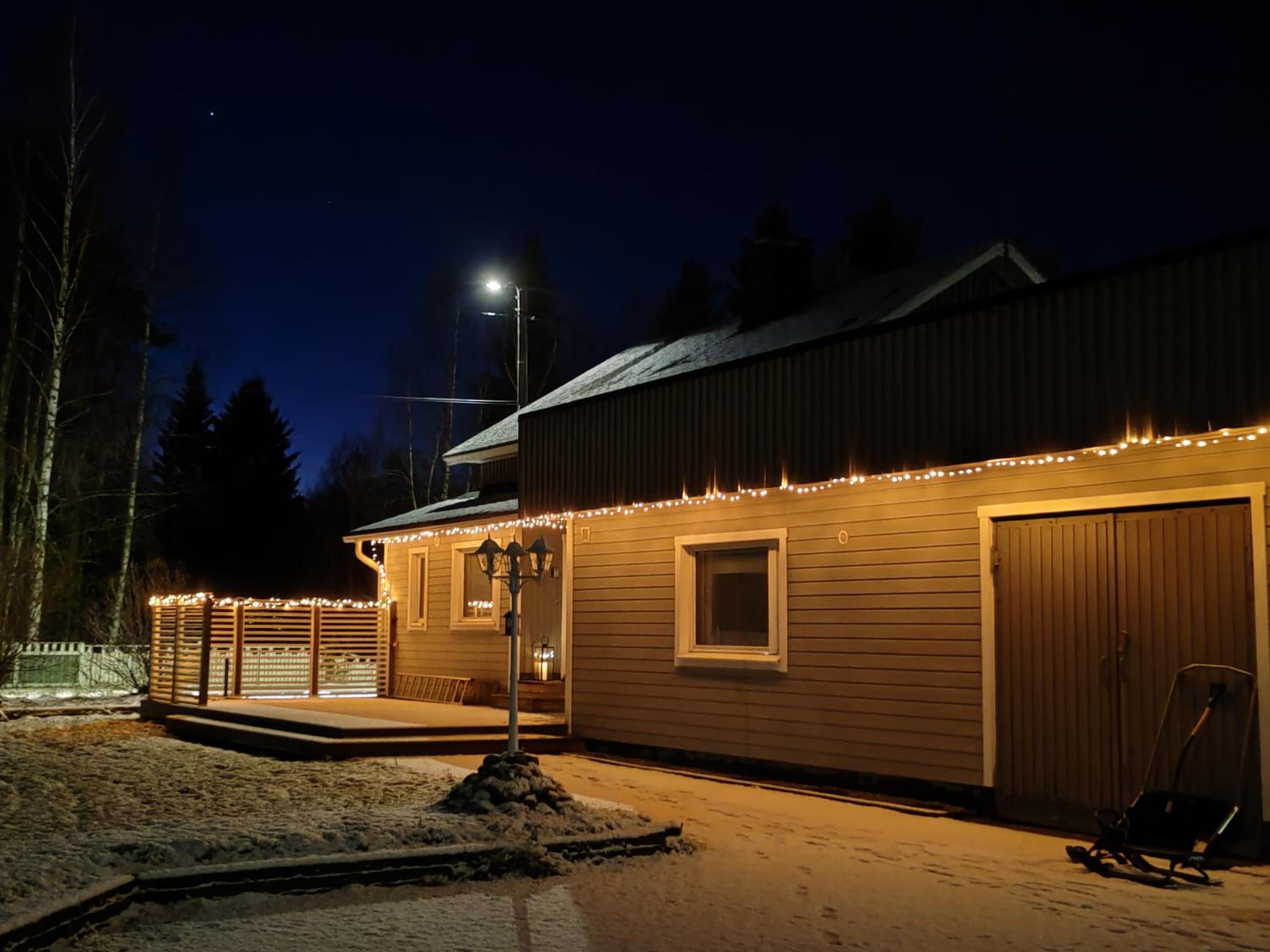 Winter Woods family room
