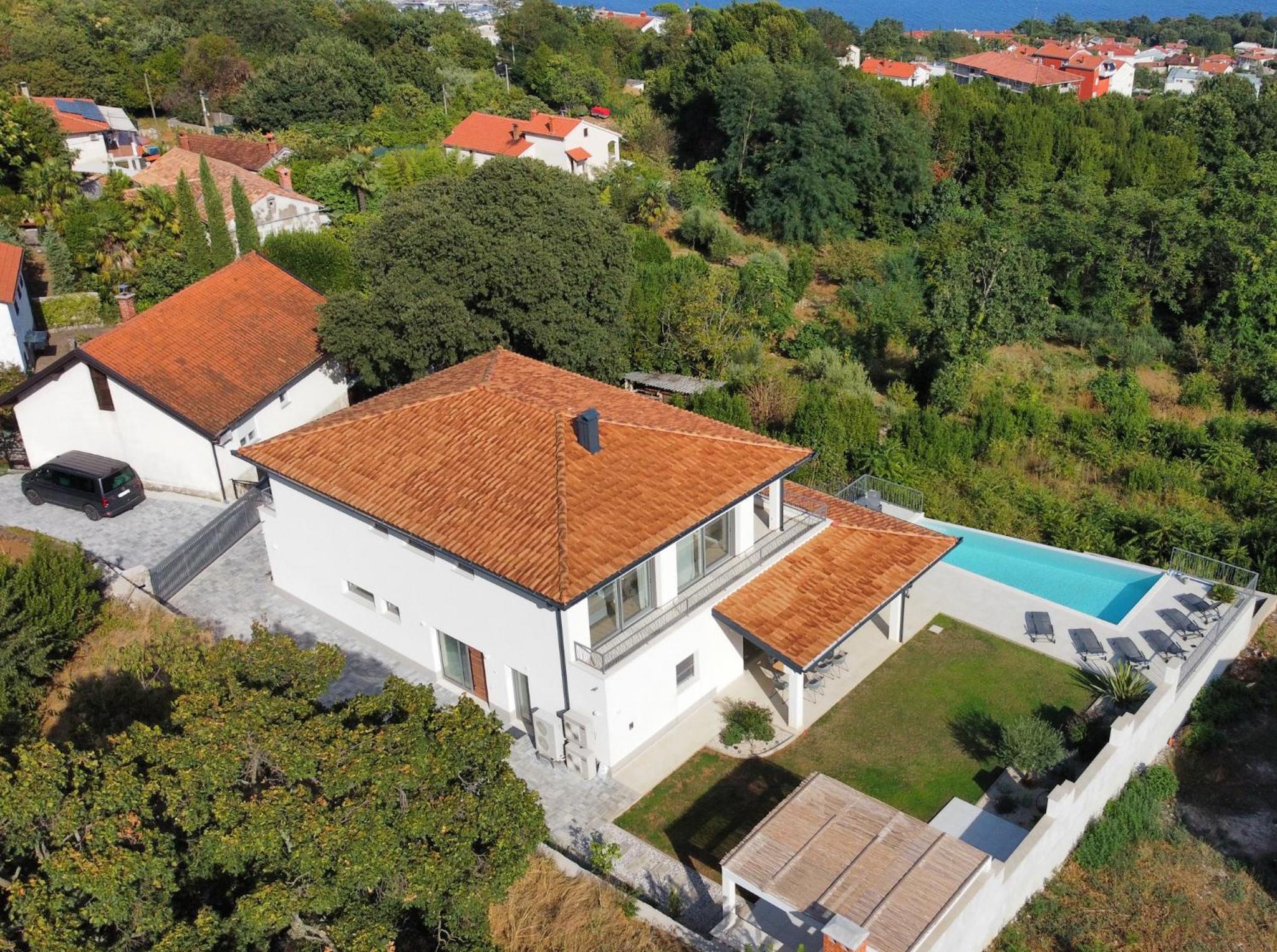 Villa Maritima Opatija-Meerblick-Infinity Pool-Luxus-Relax view 3