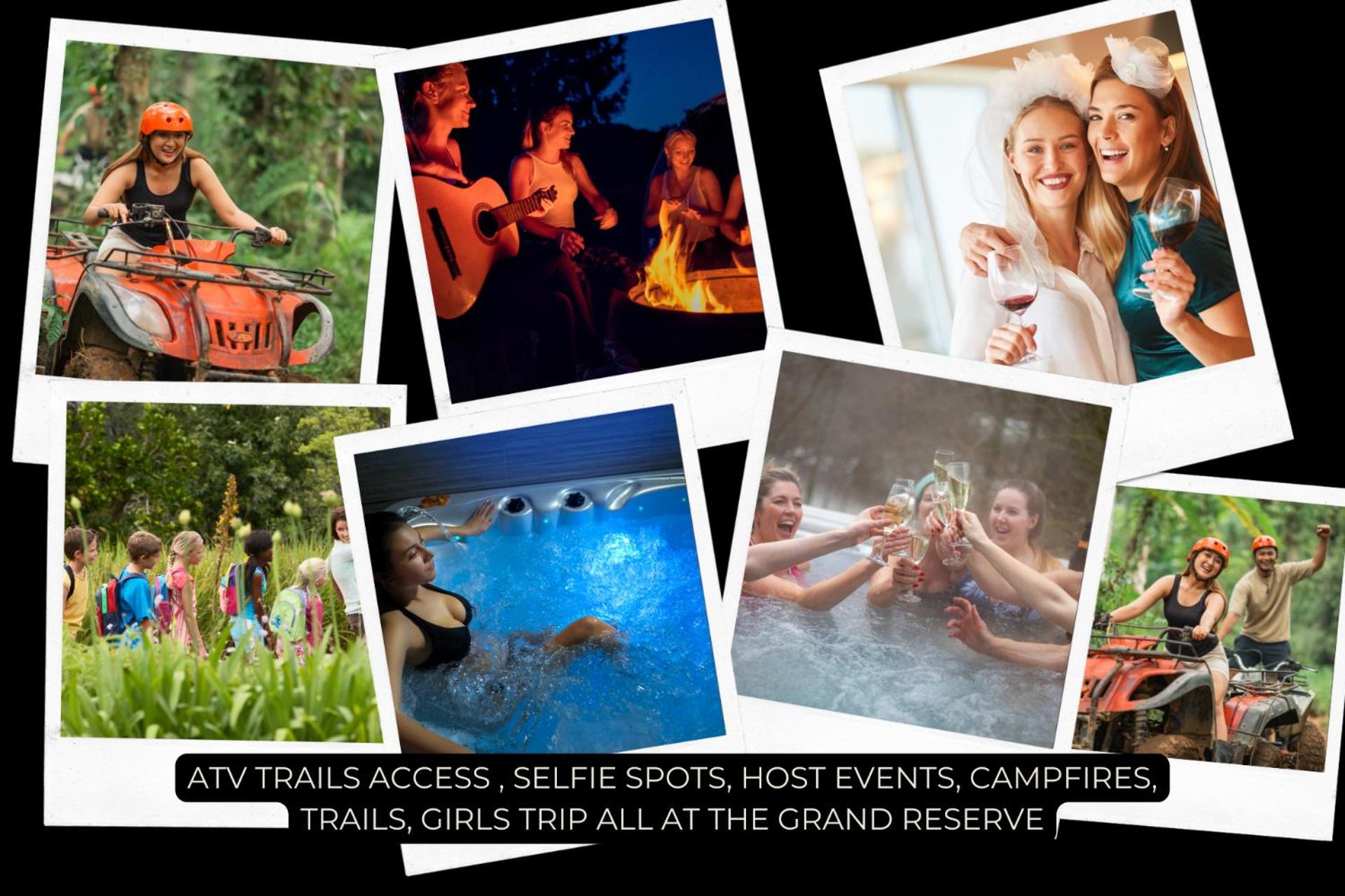 LUX,Hot Tub,ATV,Hiking,Pickleball,Firepit,Arcade view 5
