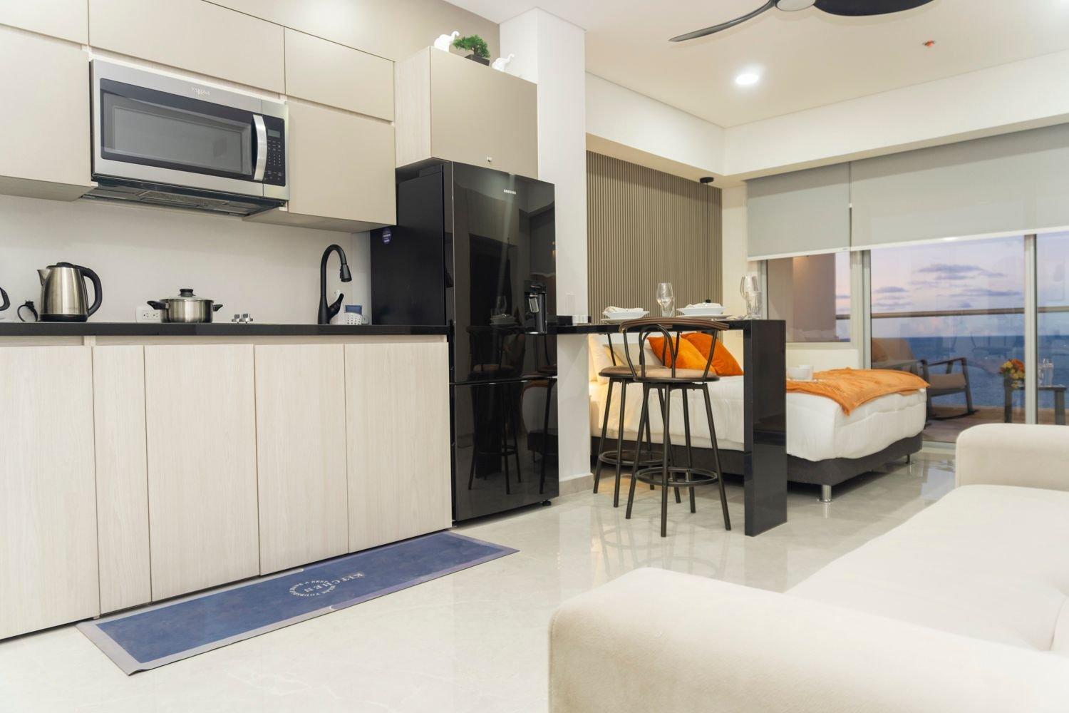Acogedora suite frente al mar + vista CB1427