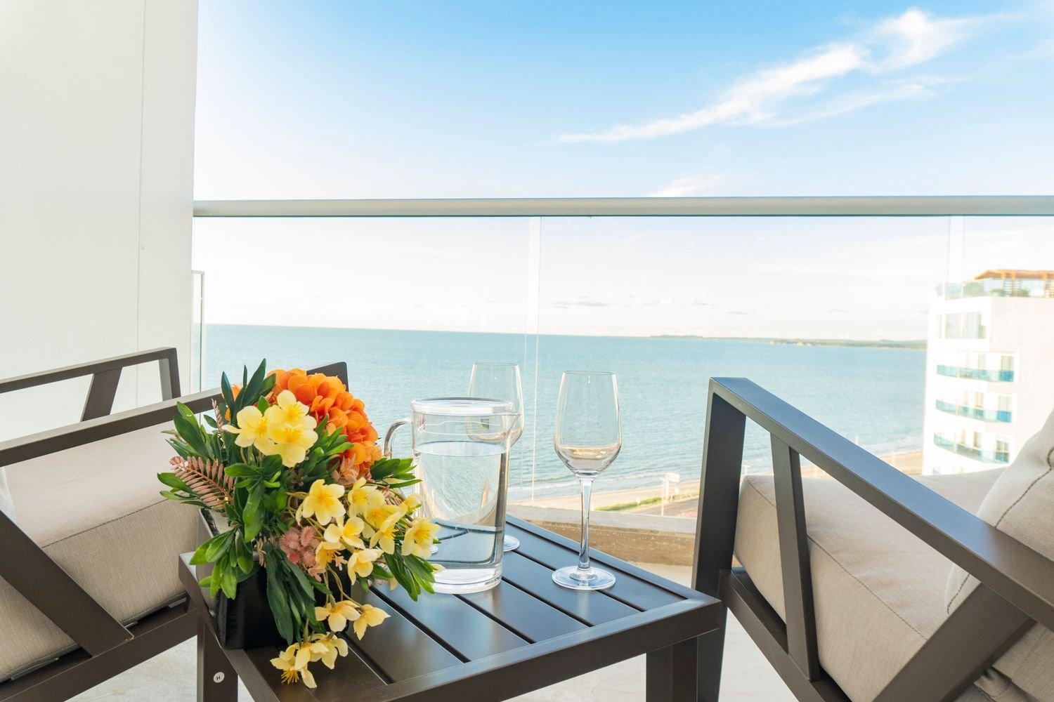 Acogedora suite frente al mar + vista CB1427