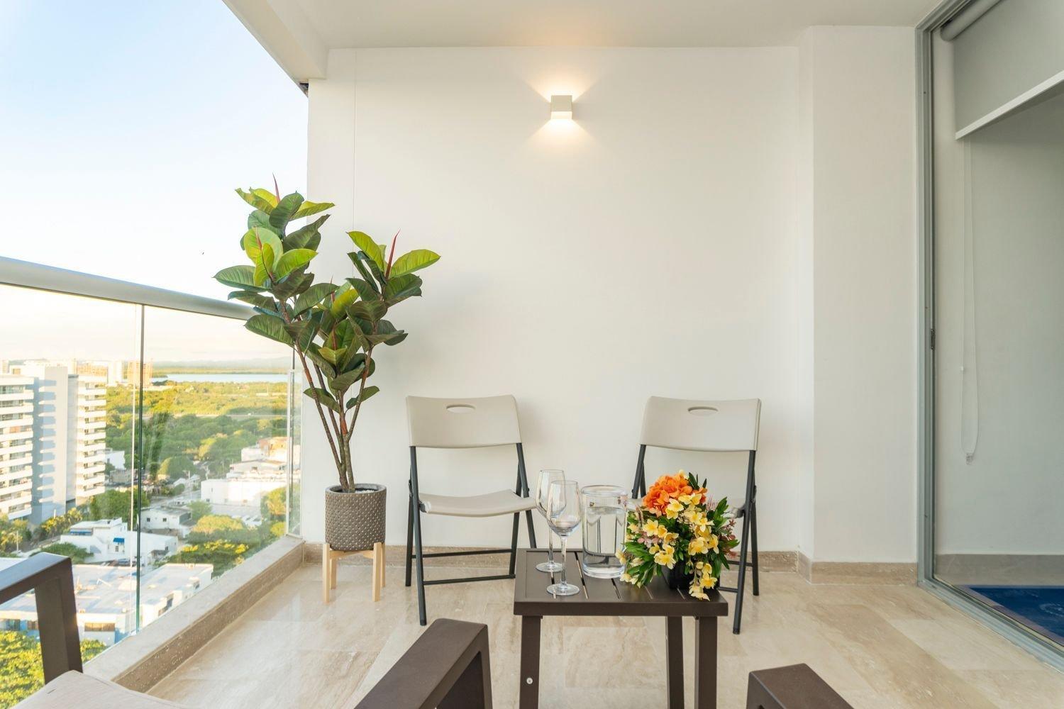 Acogedora suite frente al mar + vista CB1427