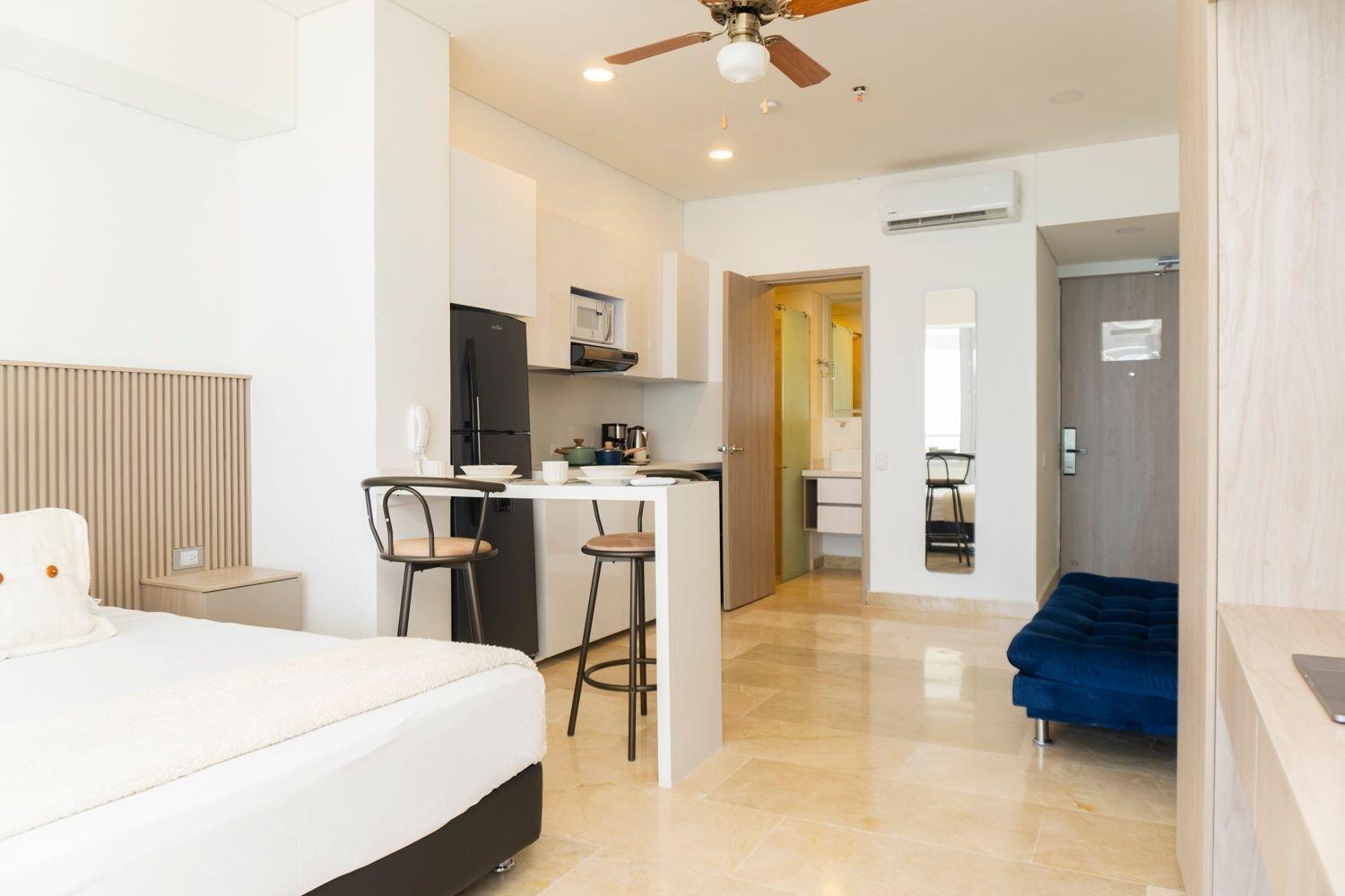 CB1424 Comoda Suite Vista al Mar Crespo Zona Norte