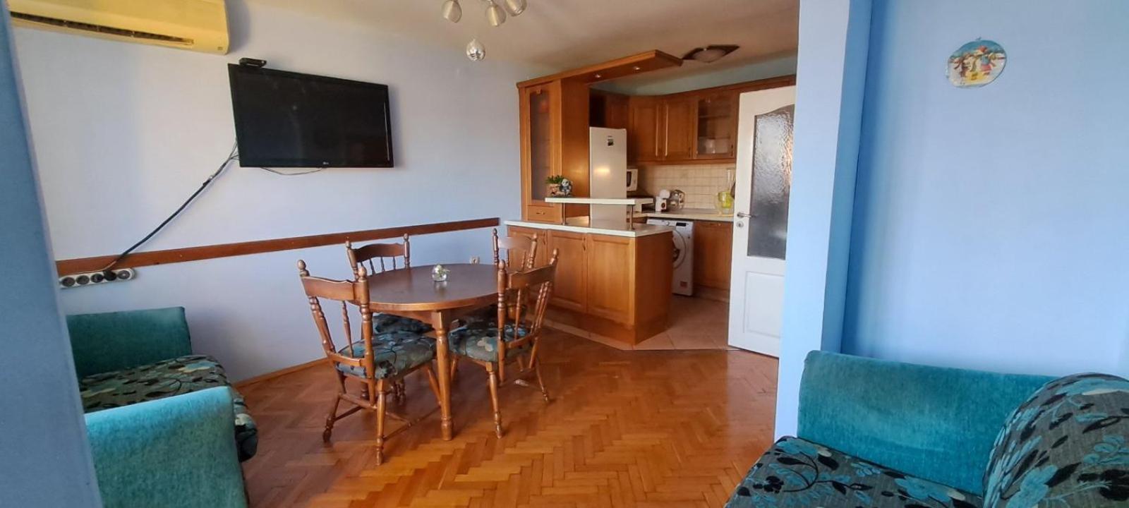 Blue apartment