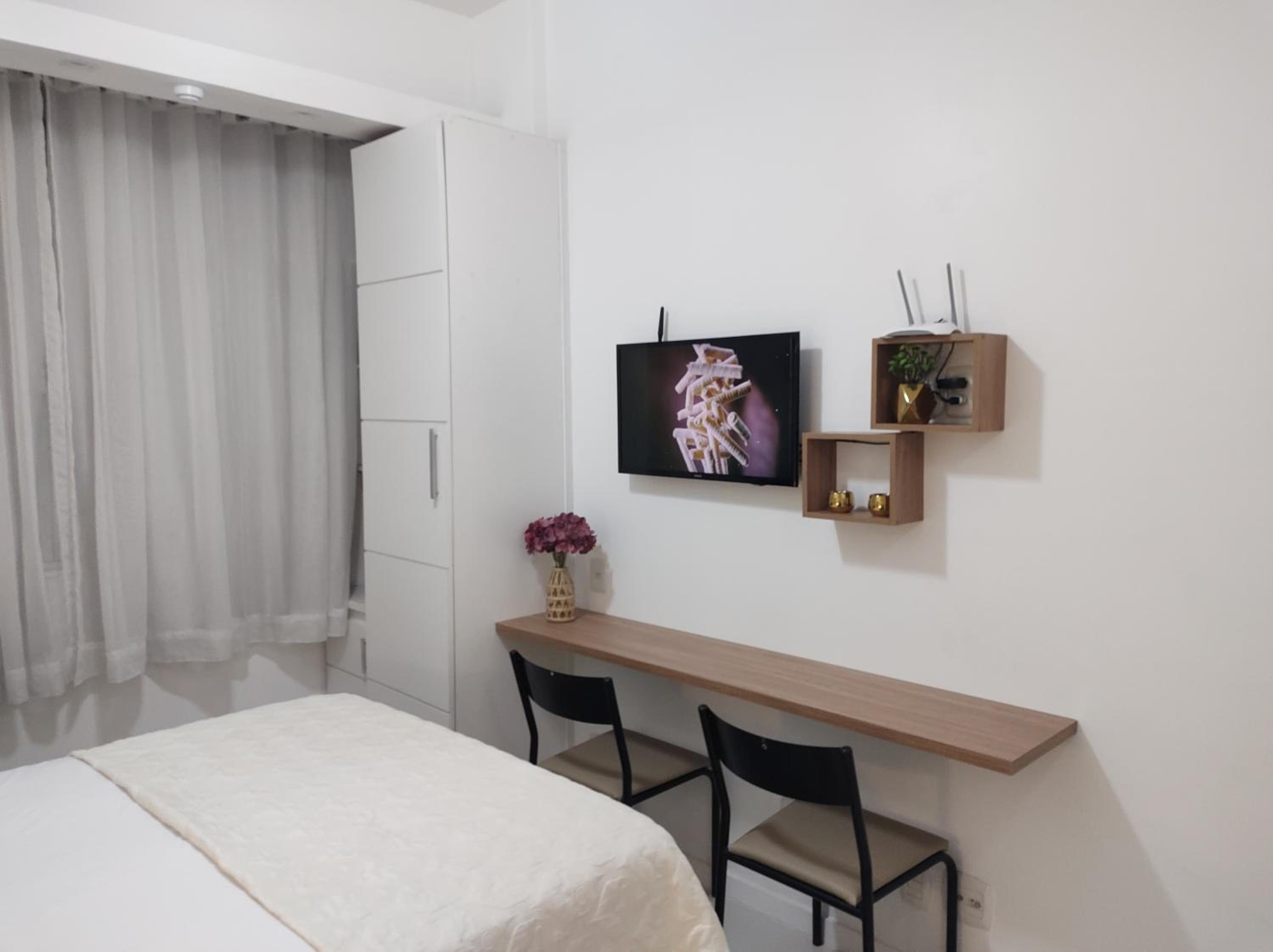 Loft com vista parcial da Enseada de Botafogo
